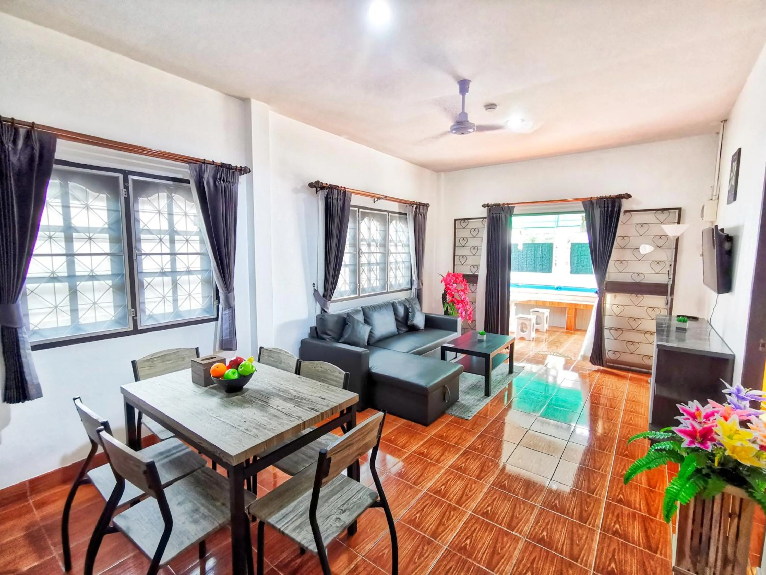Living room in Thai Orange Villas