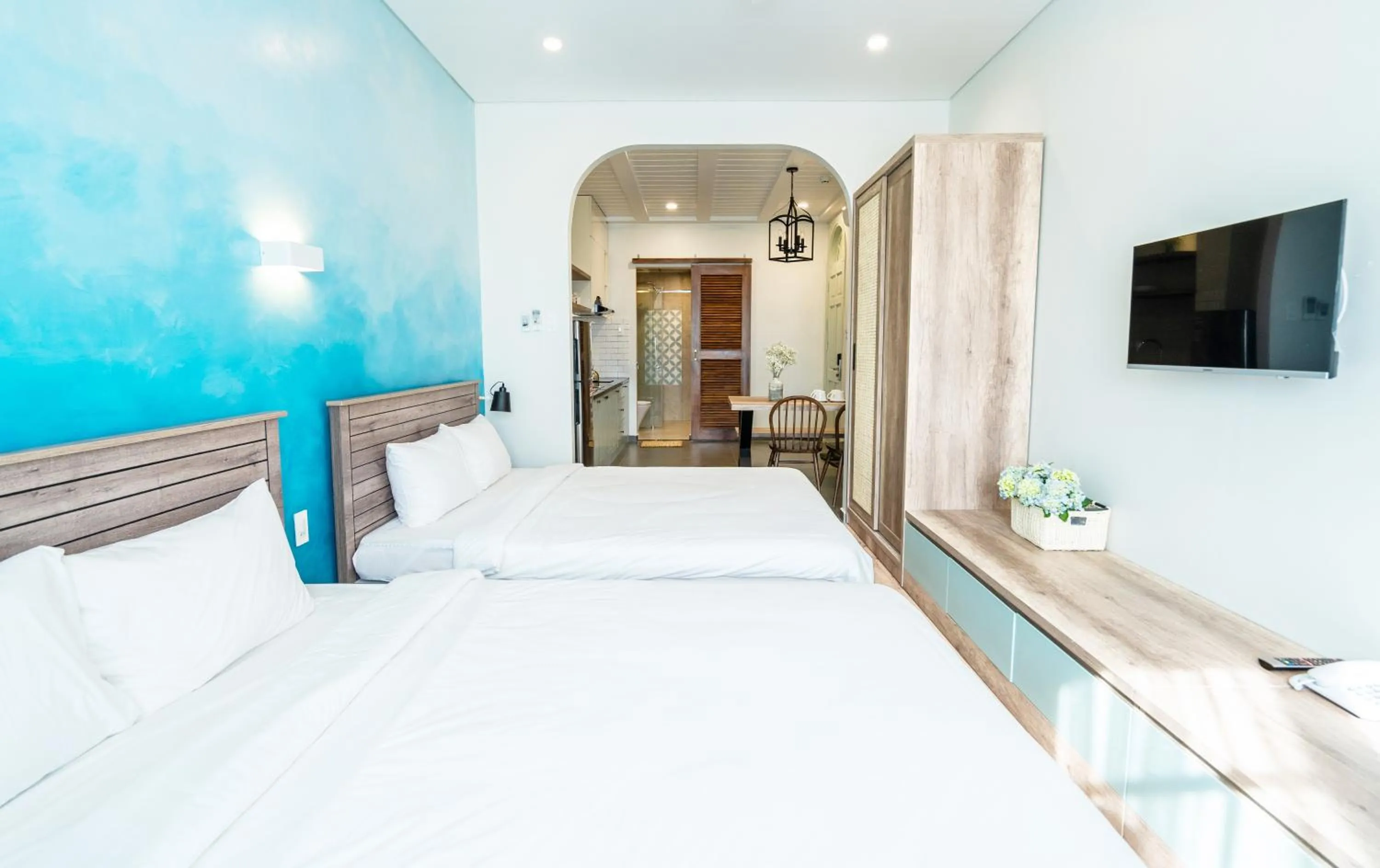 Bedroom, Bed in Mecozy Apartel