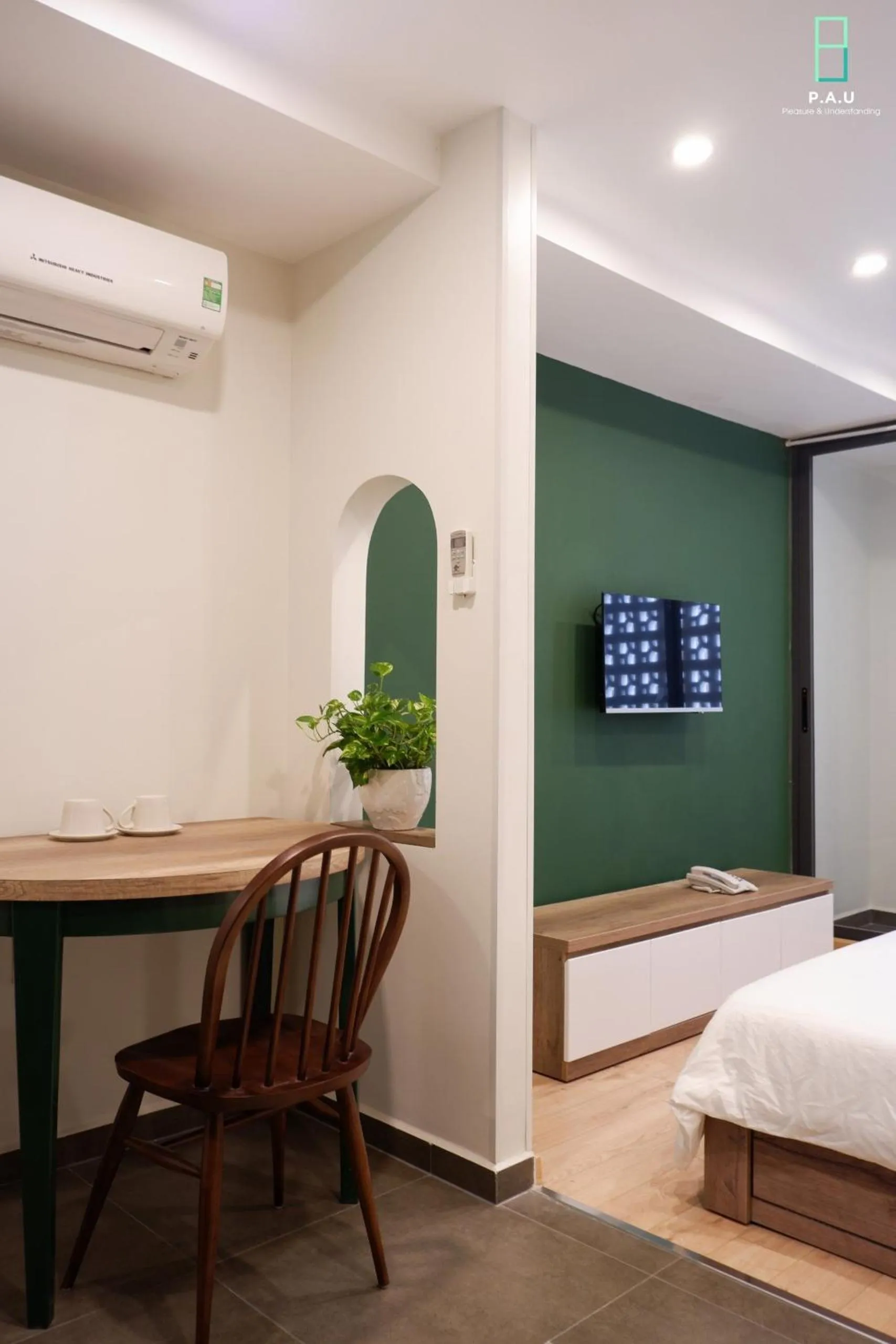 Bed in Mecozy Apartel