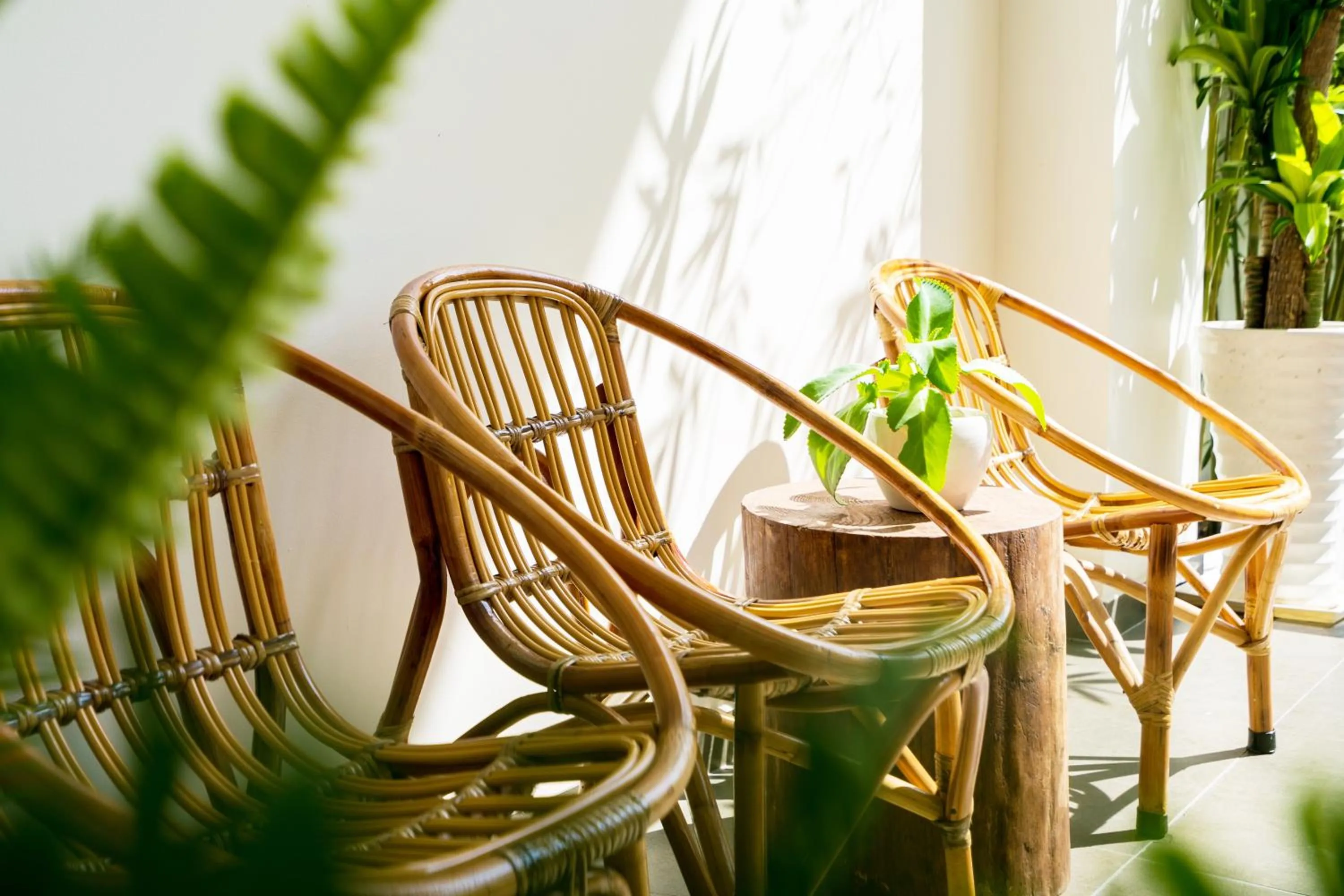 Seating area in Mecozy Apartel