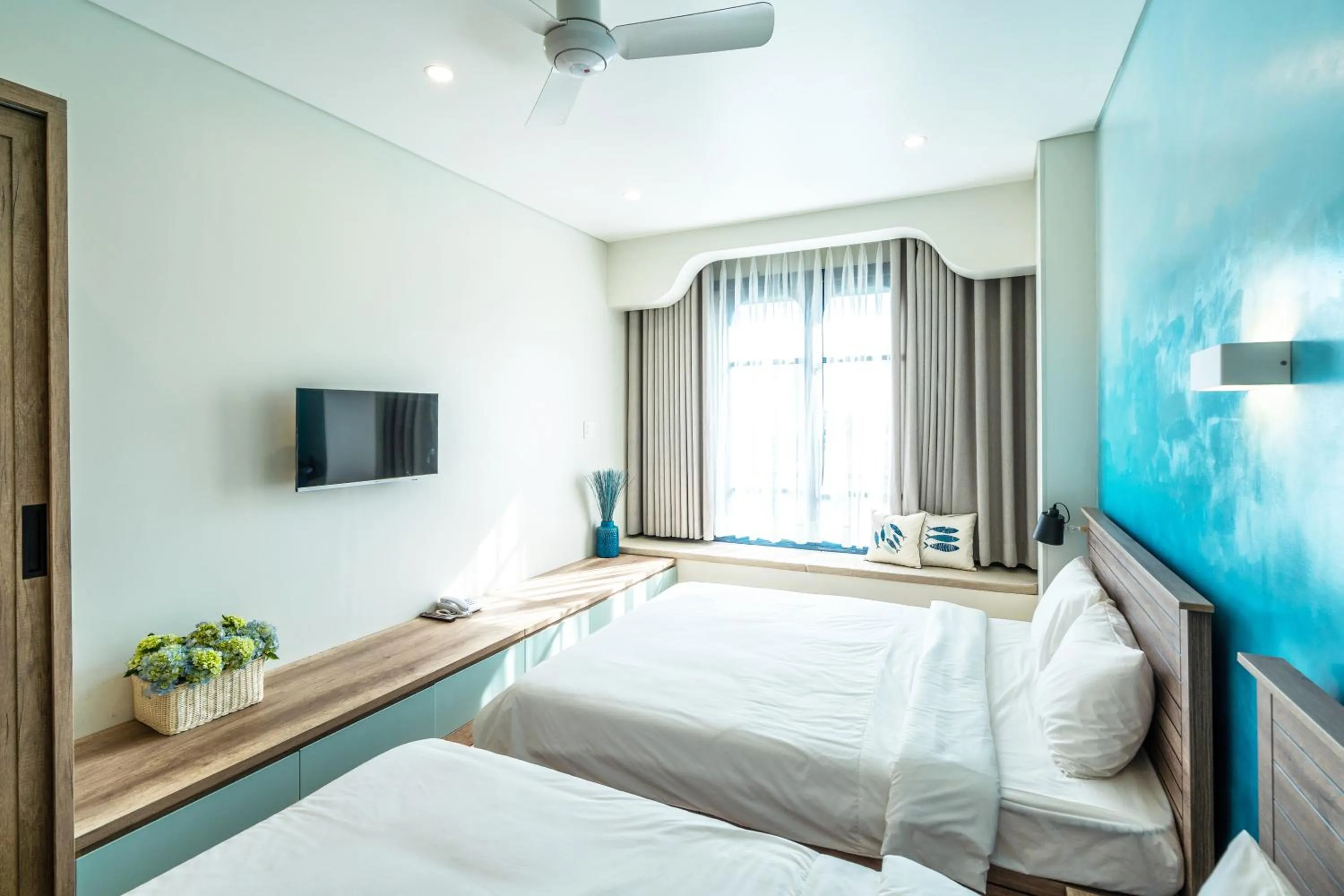 Bedroom, Bed in Mecozy Apartel