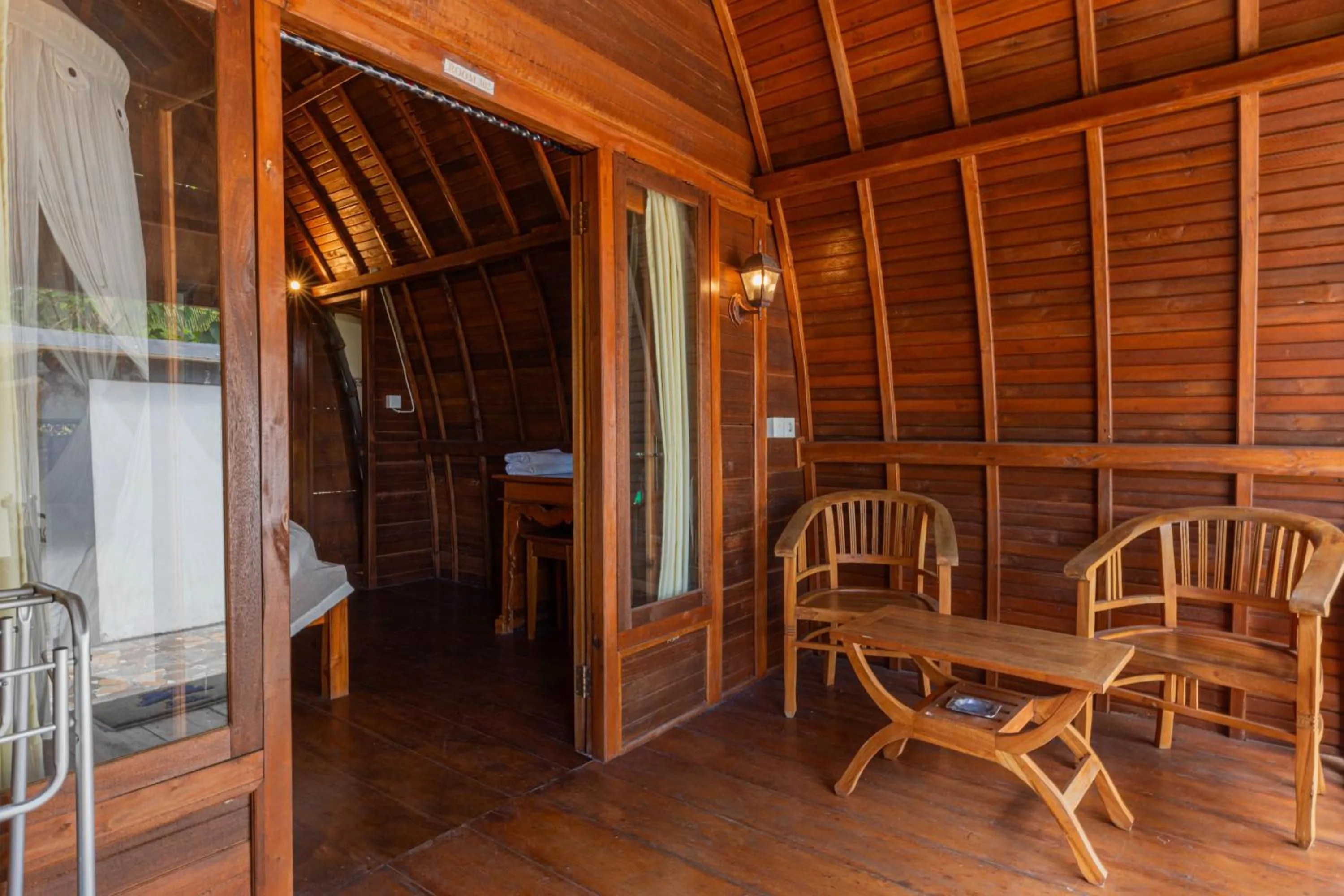 Balcony/Terrace in Sukawati Inn at Crystal Bay
