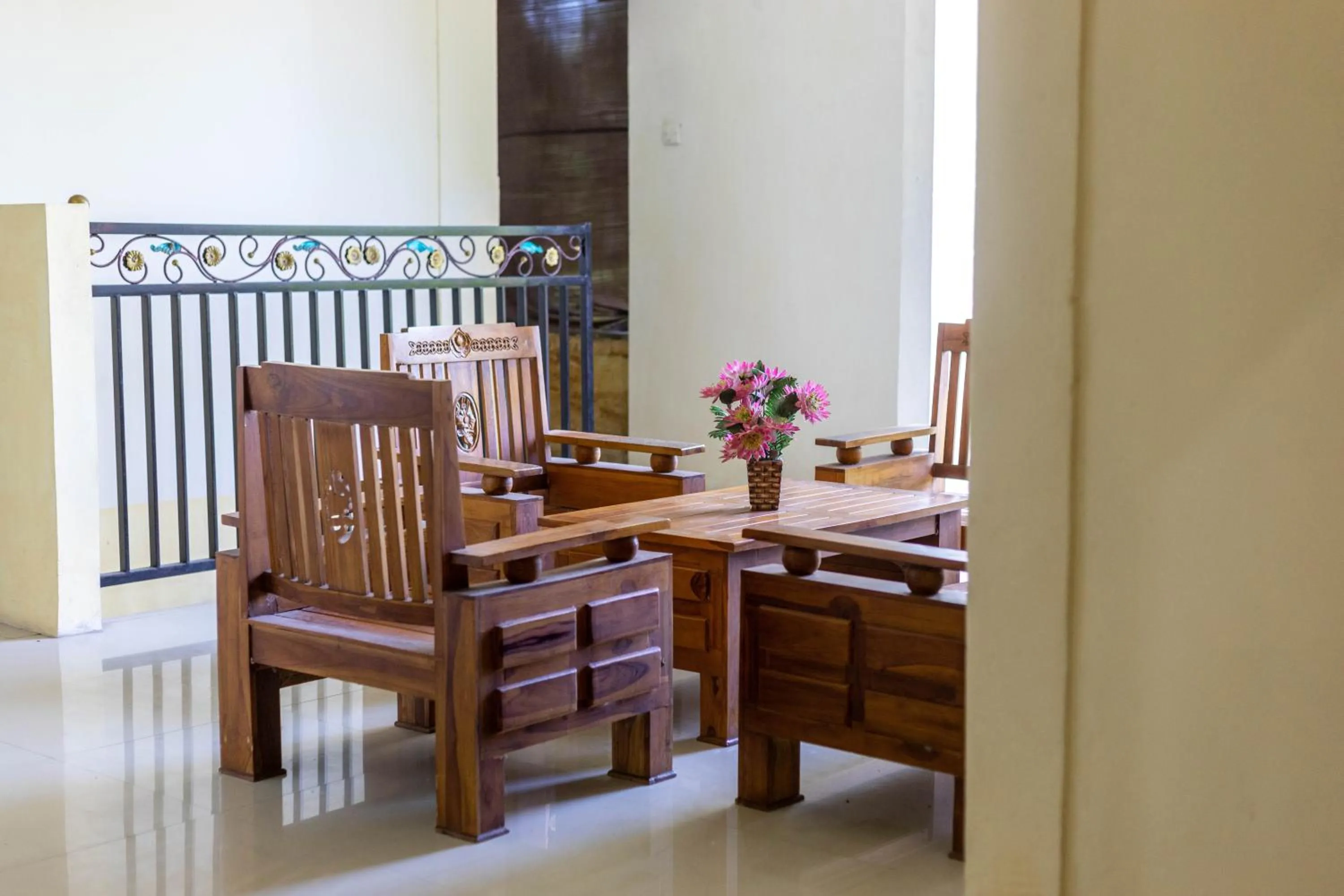 Living room in Sukawati Inn at Crystal Bay
