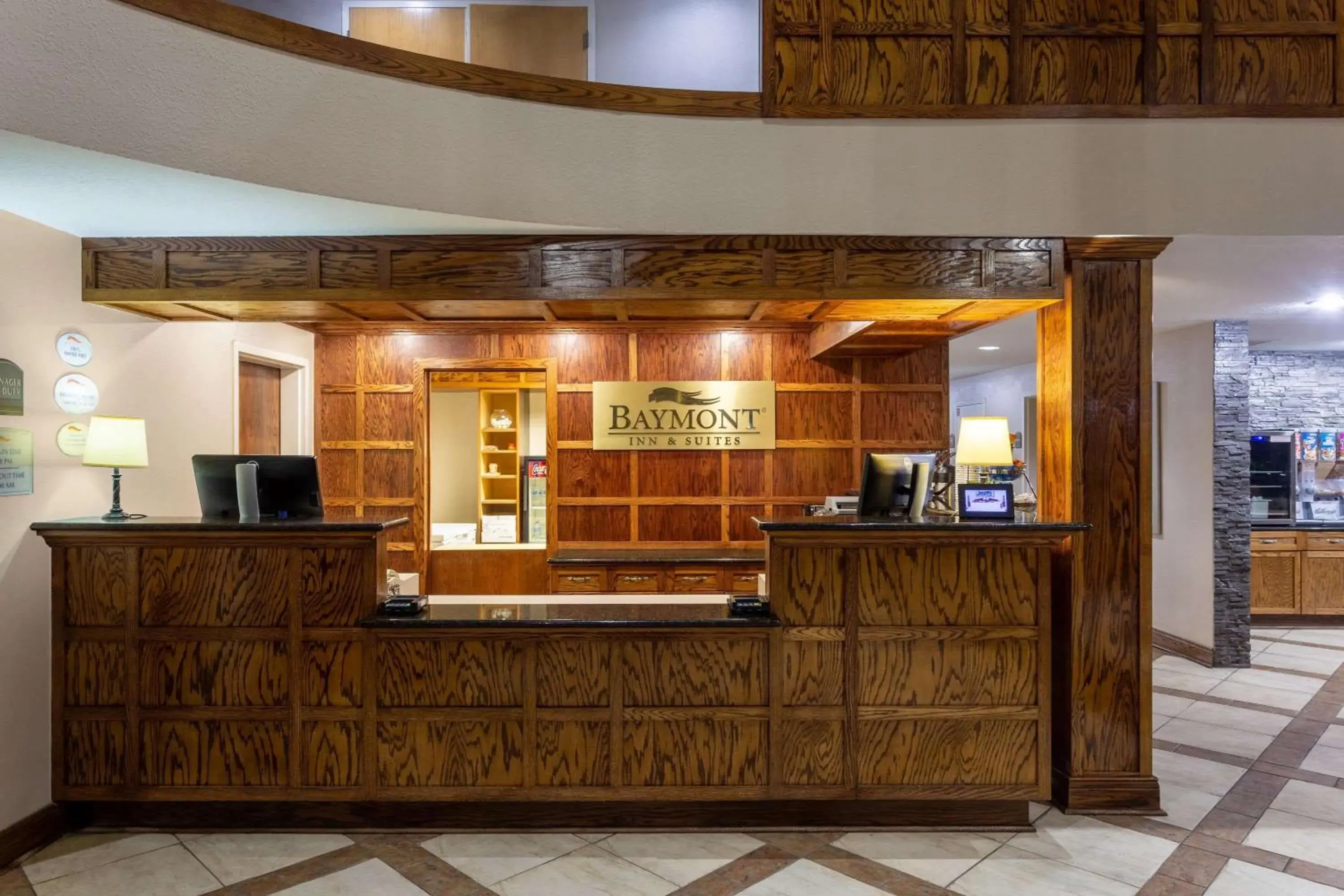 Lobby or reception in Baymont by Wyndham Elkhart Lobby or reception in Baymont by Wyndham Elkhart