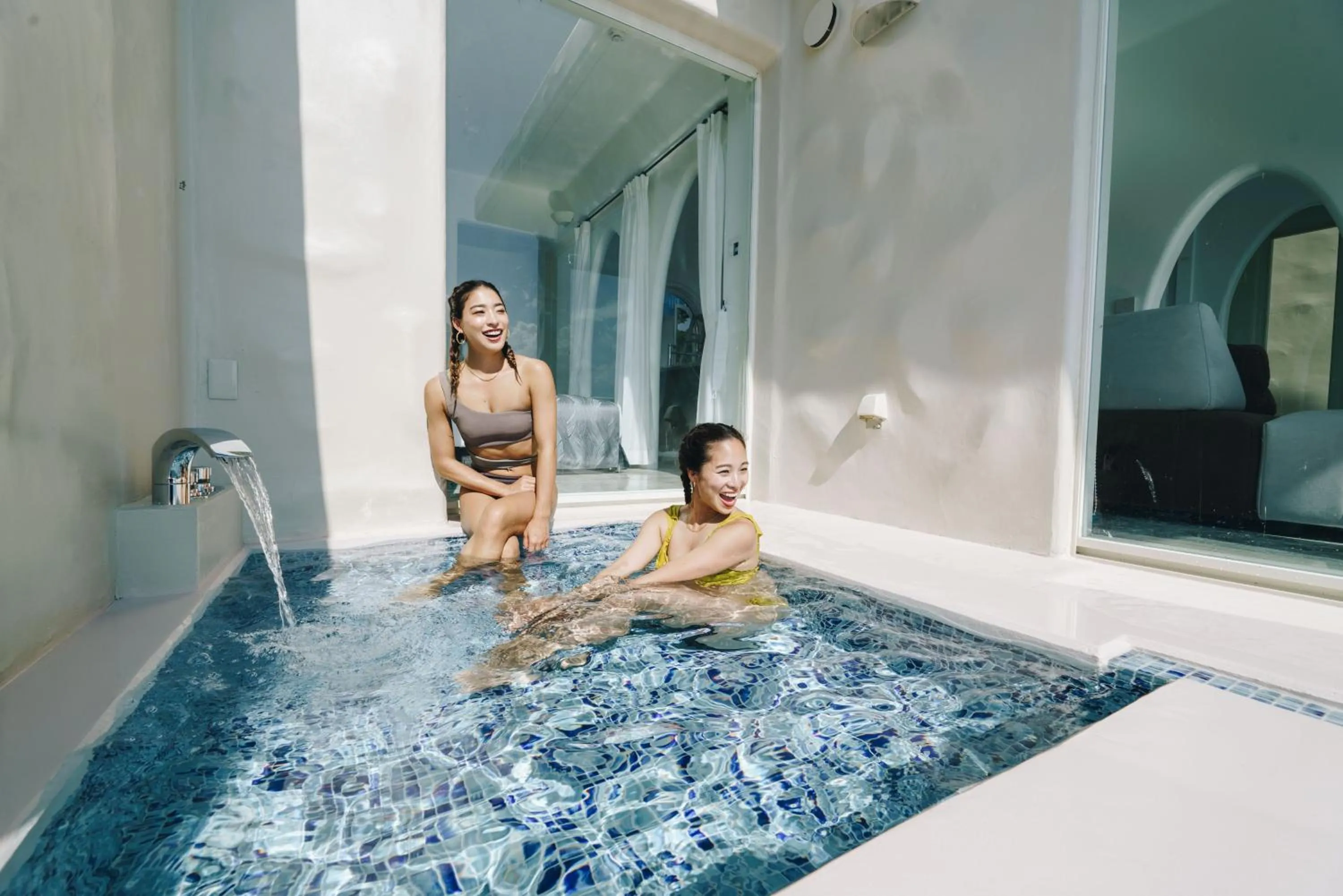 Open Air Bath in Yuki Suite Kourijima