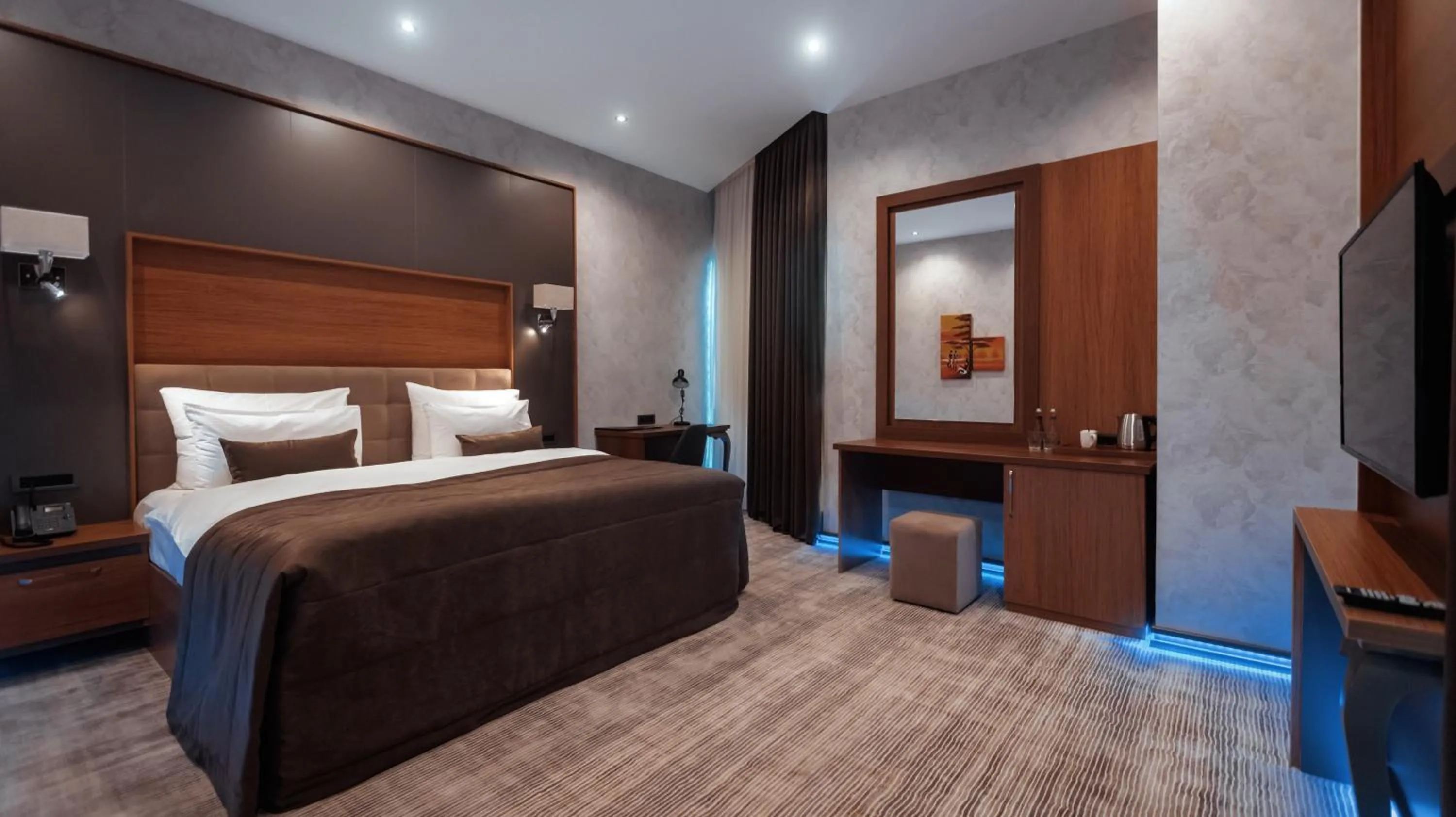 Bed in Midtown Hotel Baku