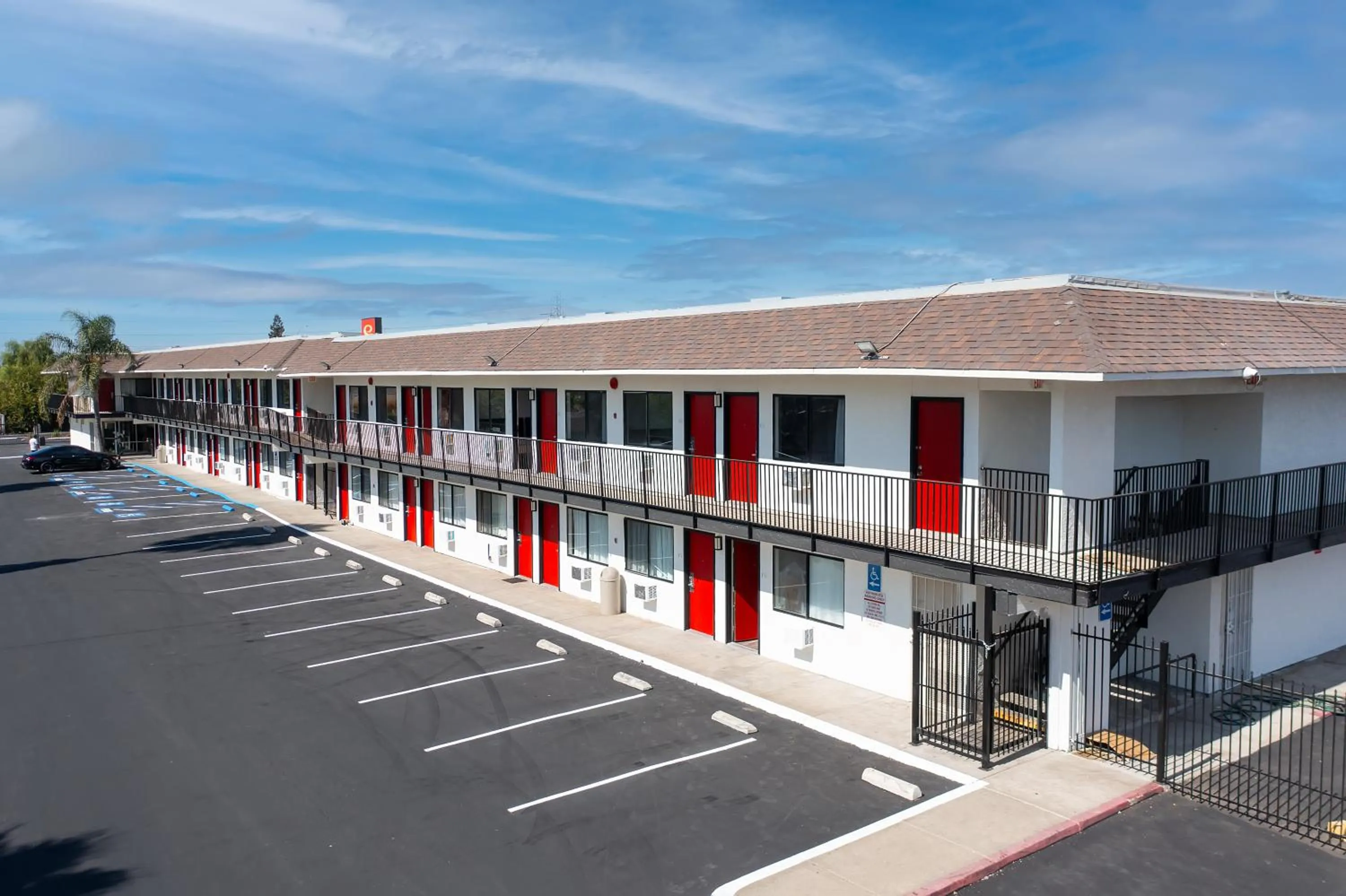 Property building in Econo Lodge Stockton near I-5 Fairgrounds