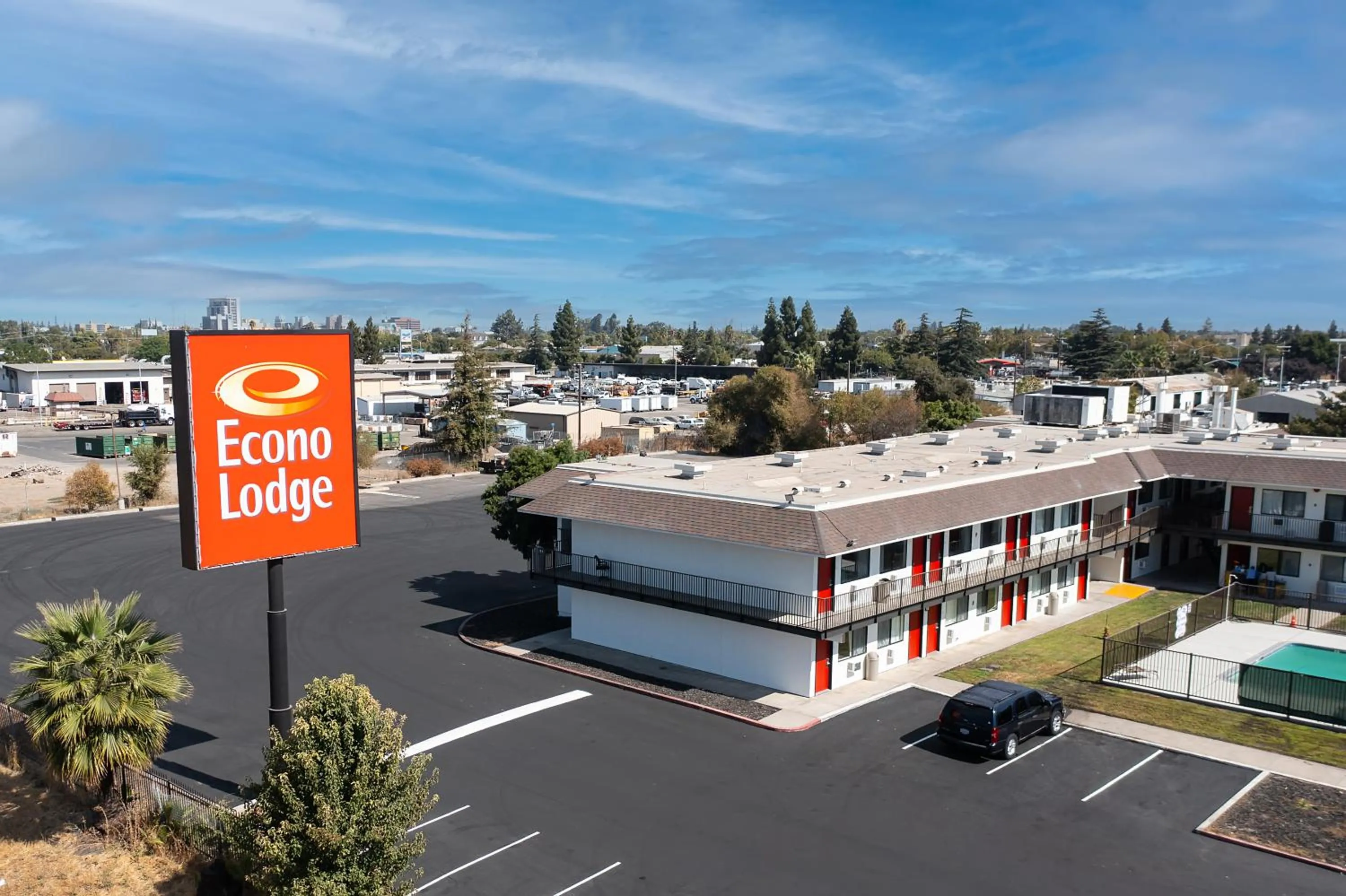 Location in Econo Lodge Stockton near I-5 Fairgrounds