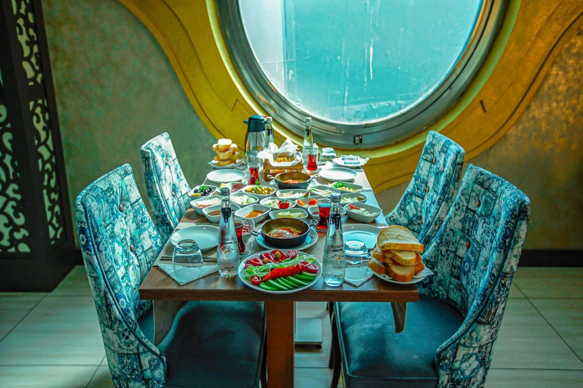 Breakfast in Sarot Thermal Vadi Tatil Koyu - Halal Hotel