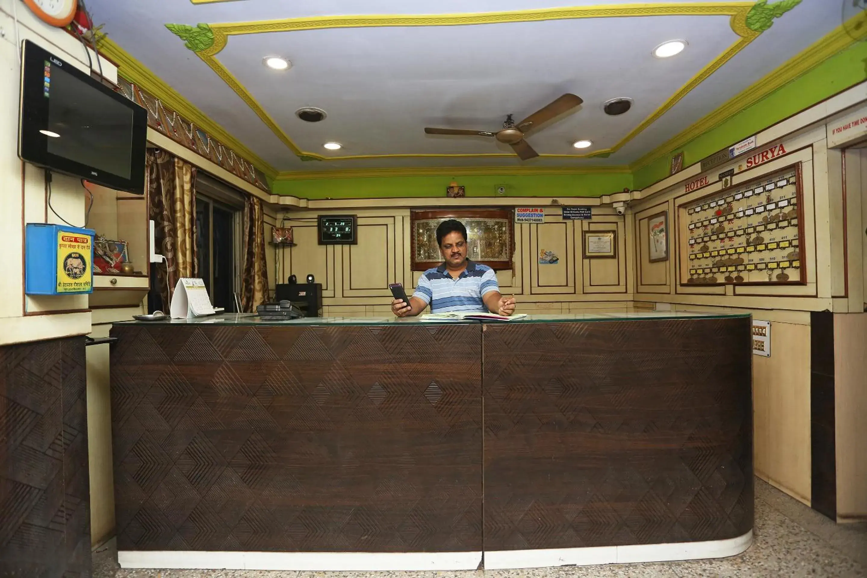 Lobby or reception in Hotel O Surya Lobby or reception in Hotel O Surya