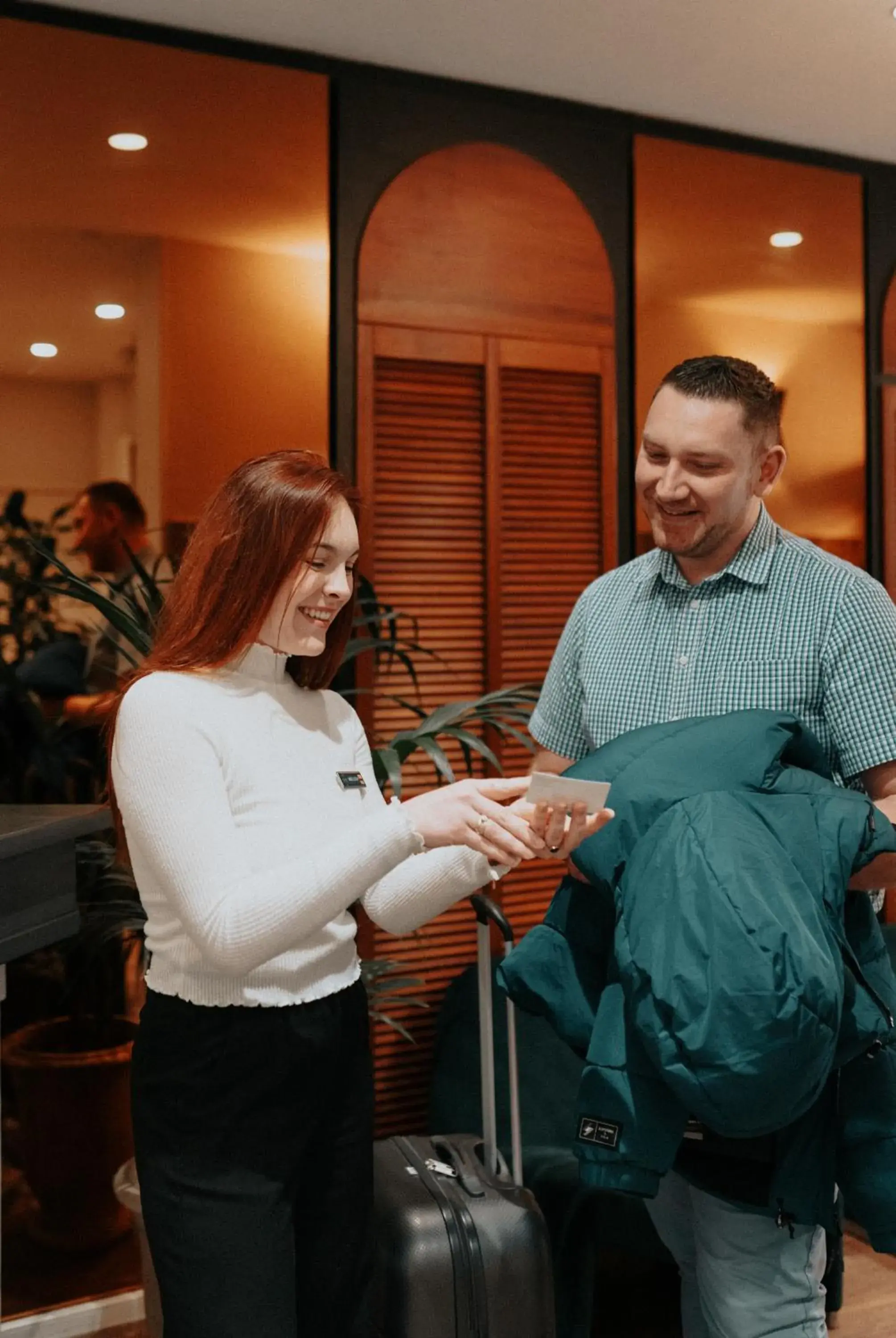 Lobby or reception in Hotel Albert 1er Lobby or reception in Hotel Albert 1er