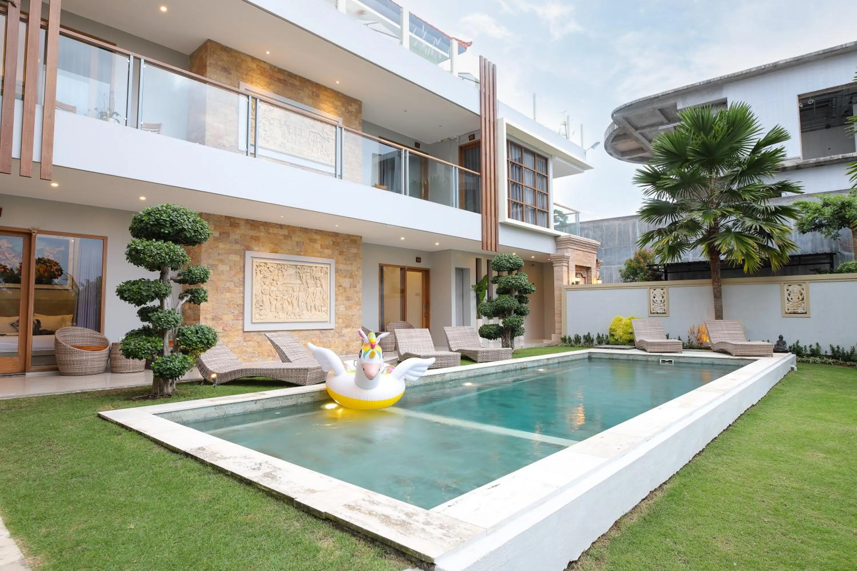 Garden in GM Guest House Canggu