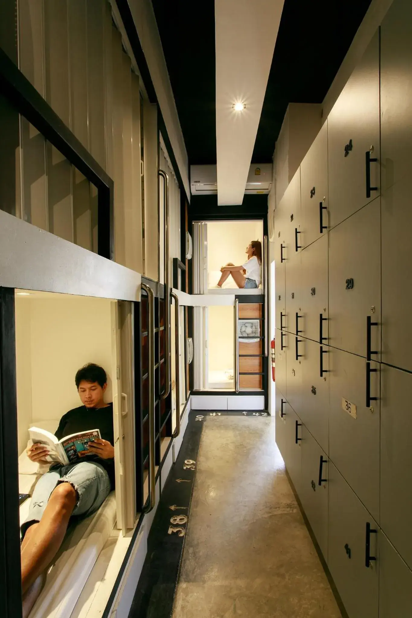 Bed in Sleepbox Hostel Suratthani Bed in Sleepbox Hostel Suratthani