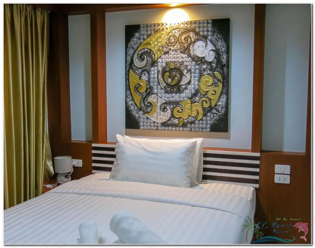 Bed in CC Beach Resort