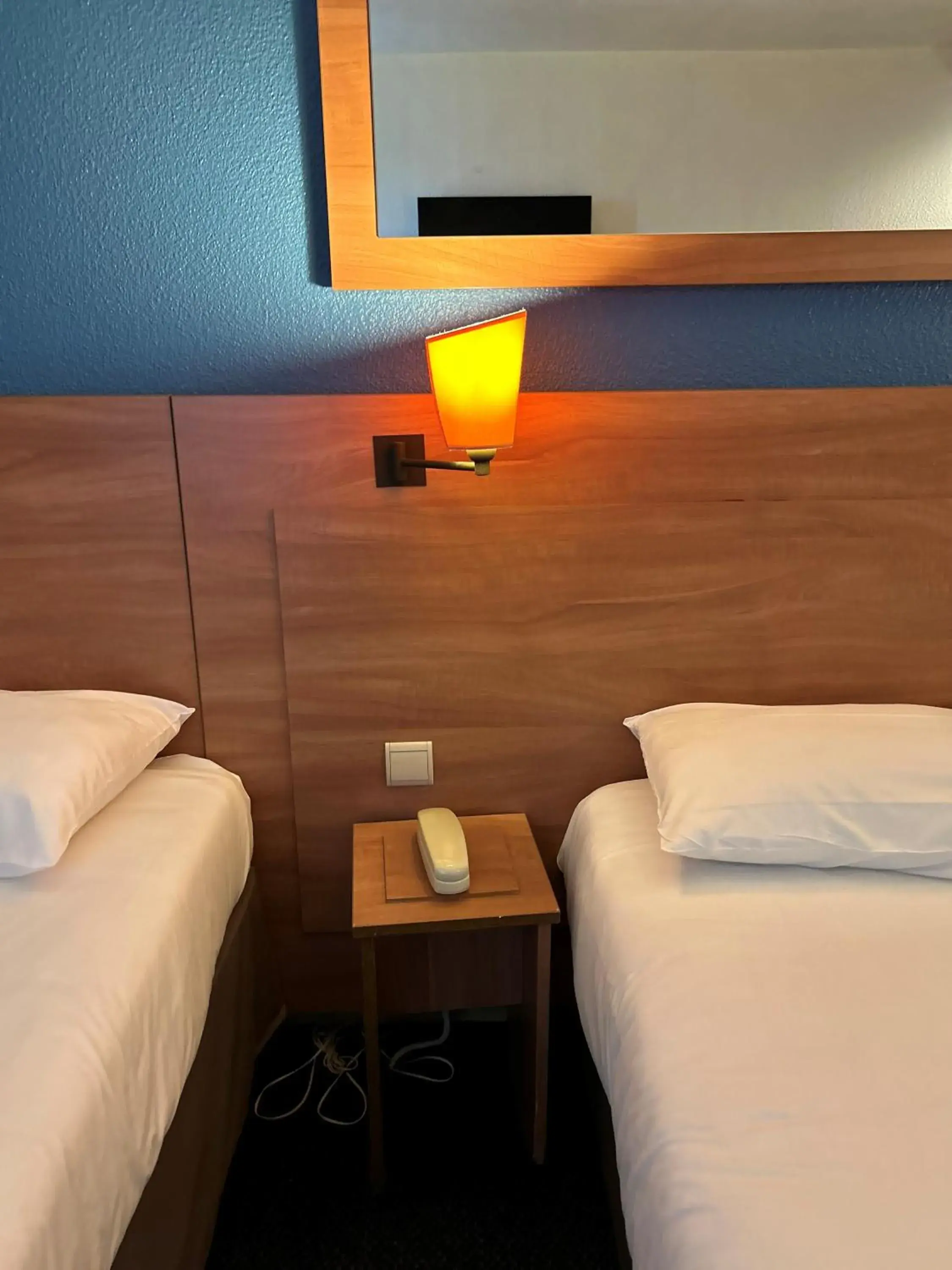 Bedroom, Bed in Kyriad Marne-La-Vallée Torcy Bedroom, Bed in Kyriad Marne-La-Vallée Torcy