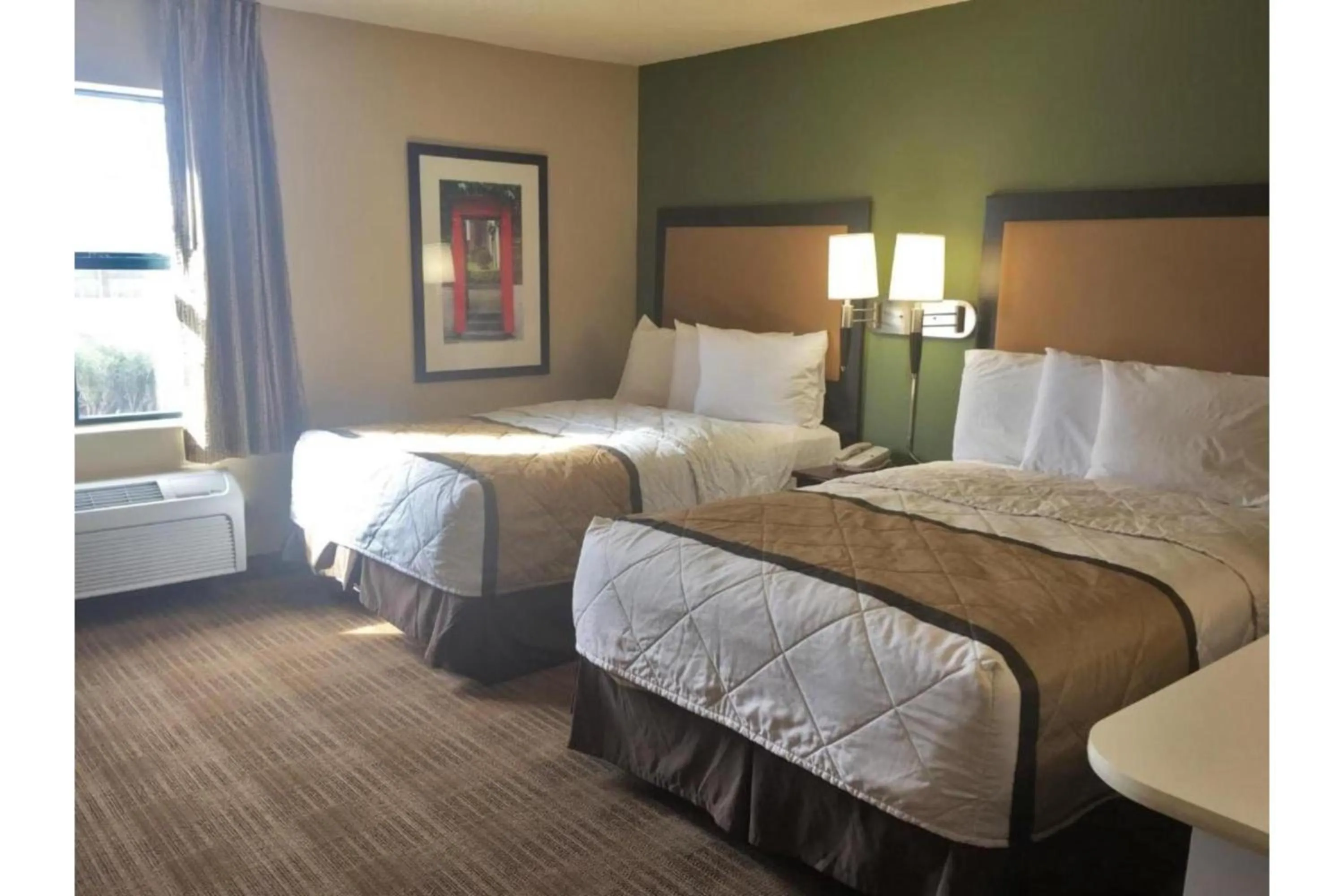 Bedroom, Bed in Studio 6 Extended Stay Rochester Greece NY