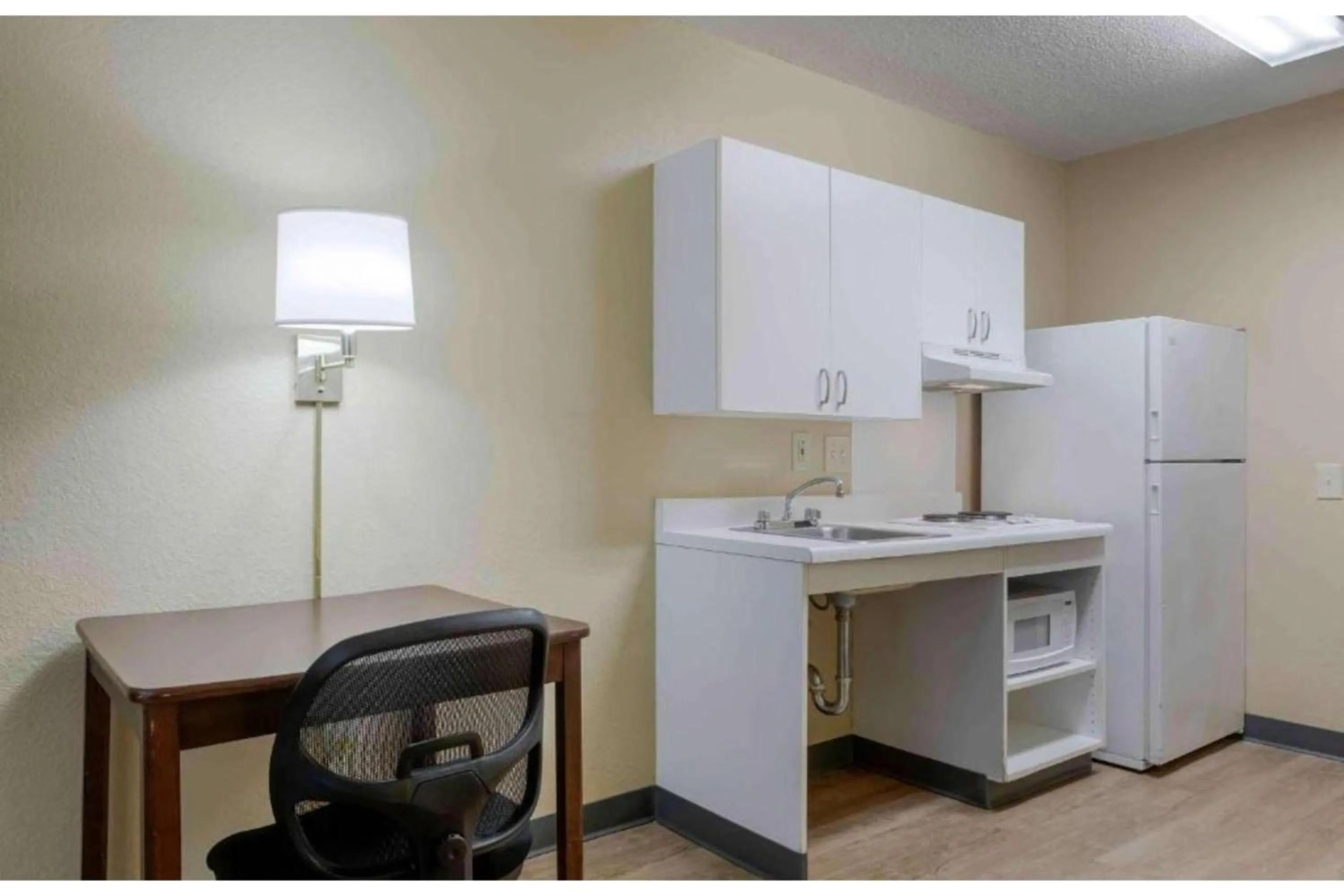 kitchen in Studio 6 Extended Stay Rochester Greece NY