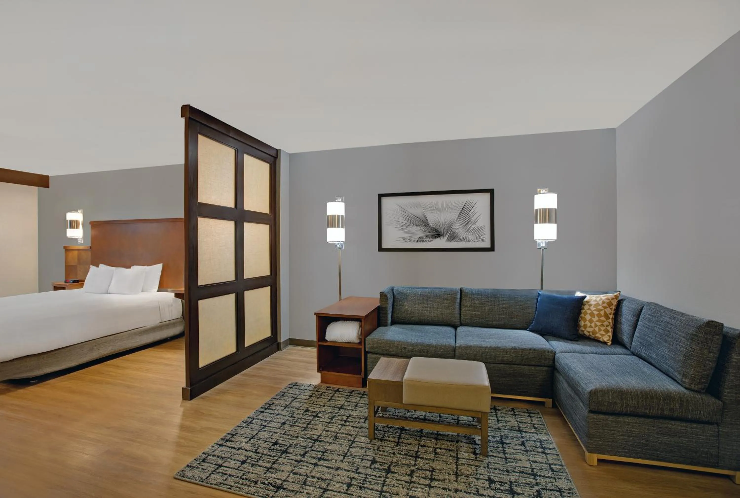 Living room in Hyatt Place Jackson Ridgeland