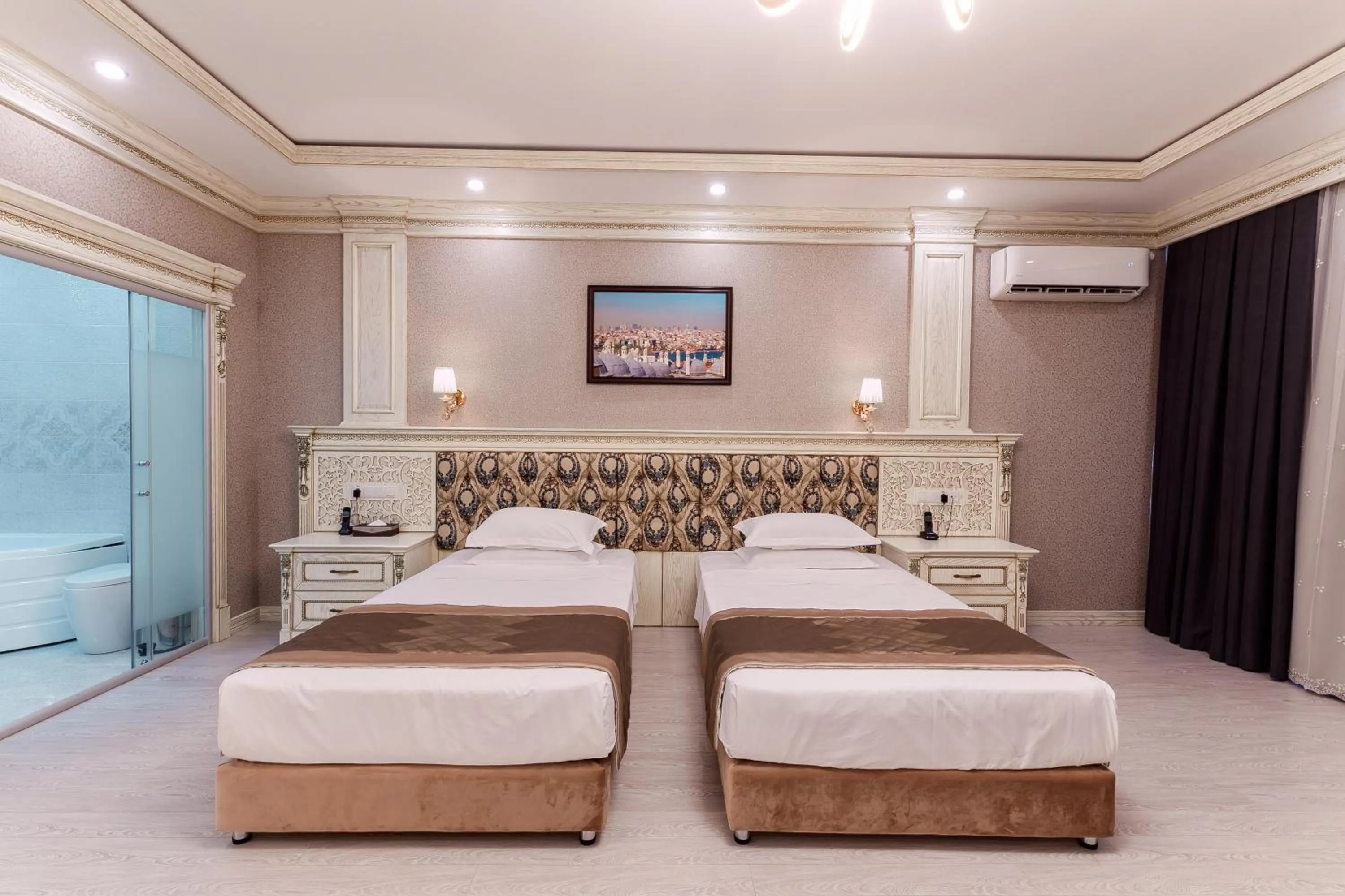 Bed in Simma Hotel Spa & Waterpark