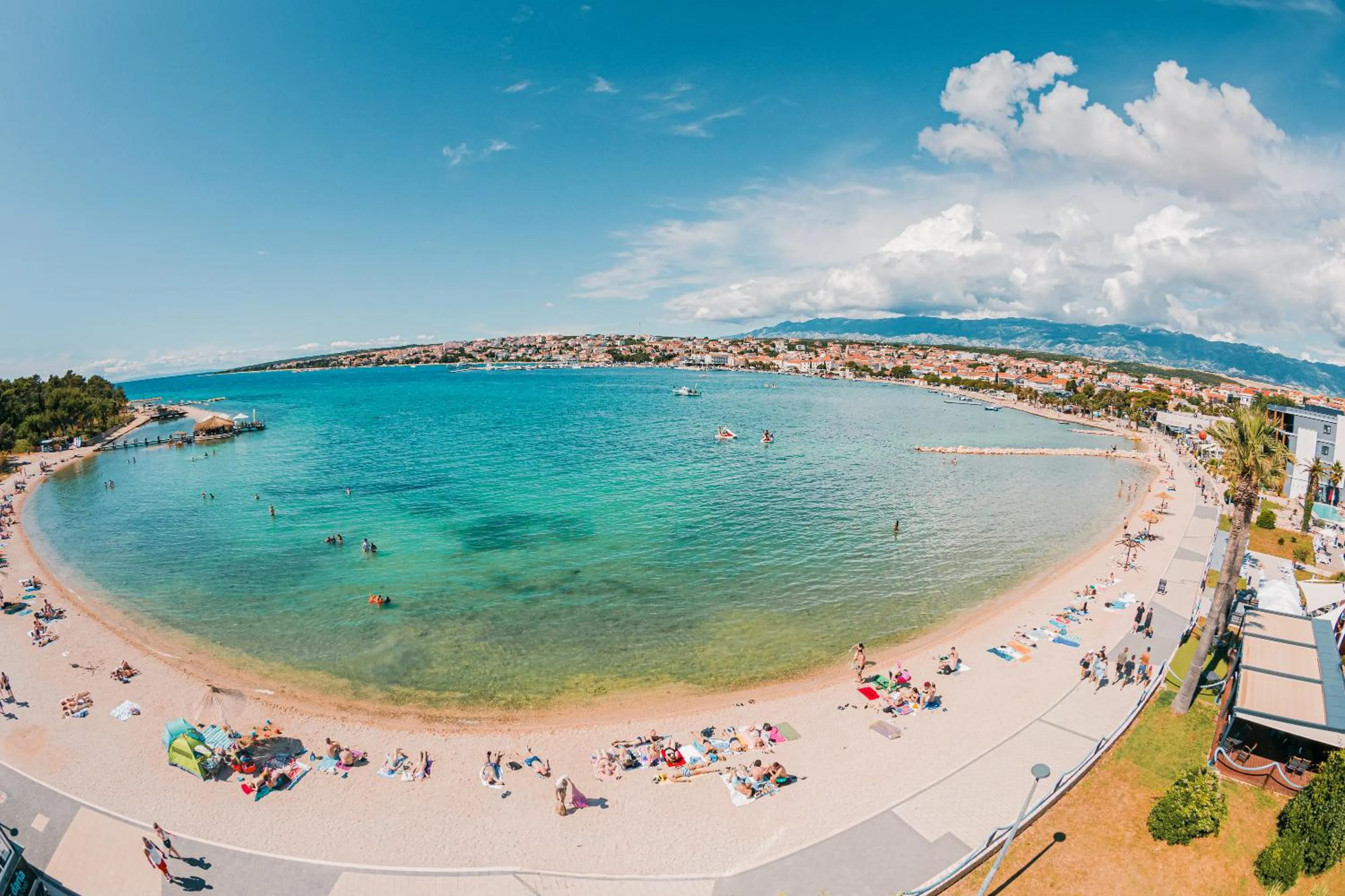Beach in Kaneo beach hotel Novalja