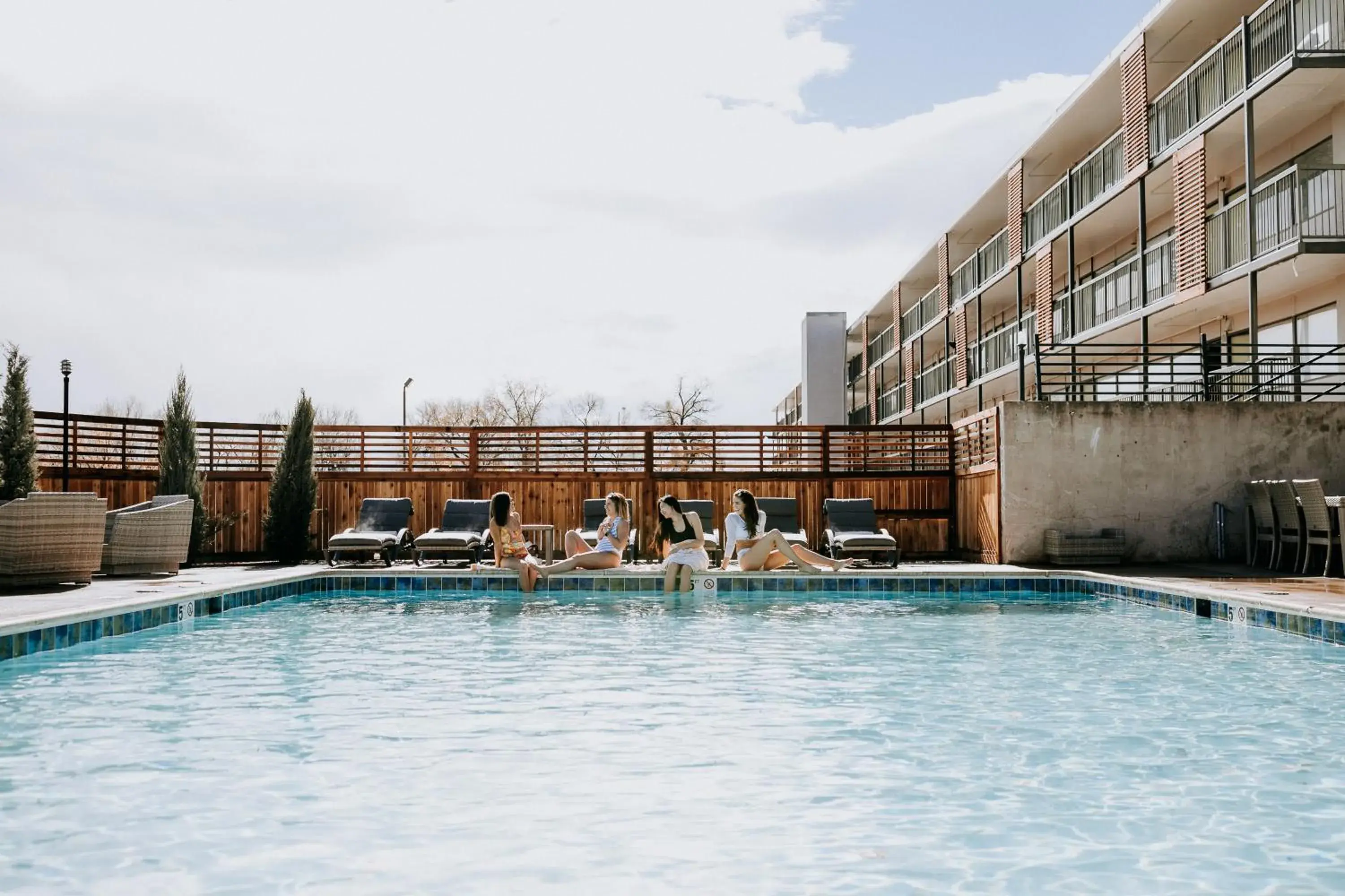 Swimming pool in SCP Colorado Springs Hotel Swimming pool in SCP Colorado Springs Hotel