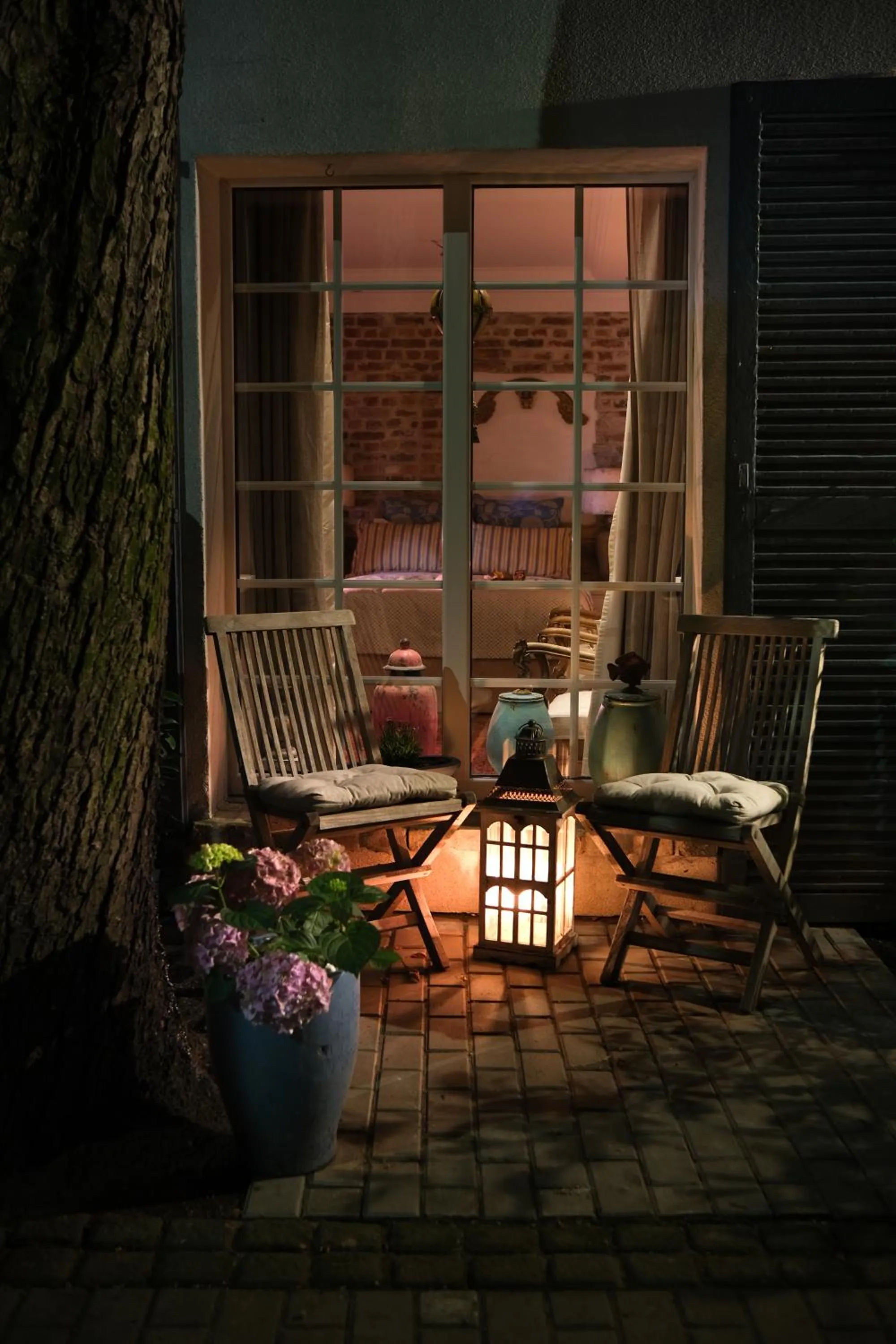 Patio in Paul's Fantasia Boutique Suites