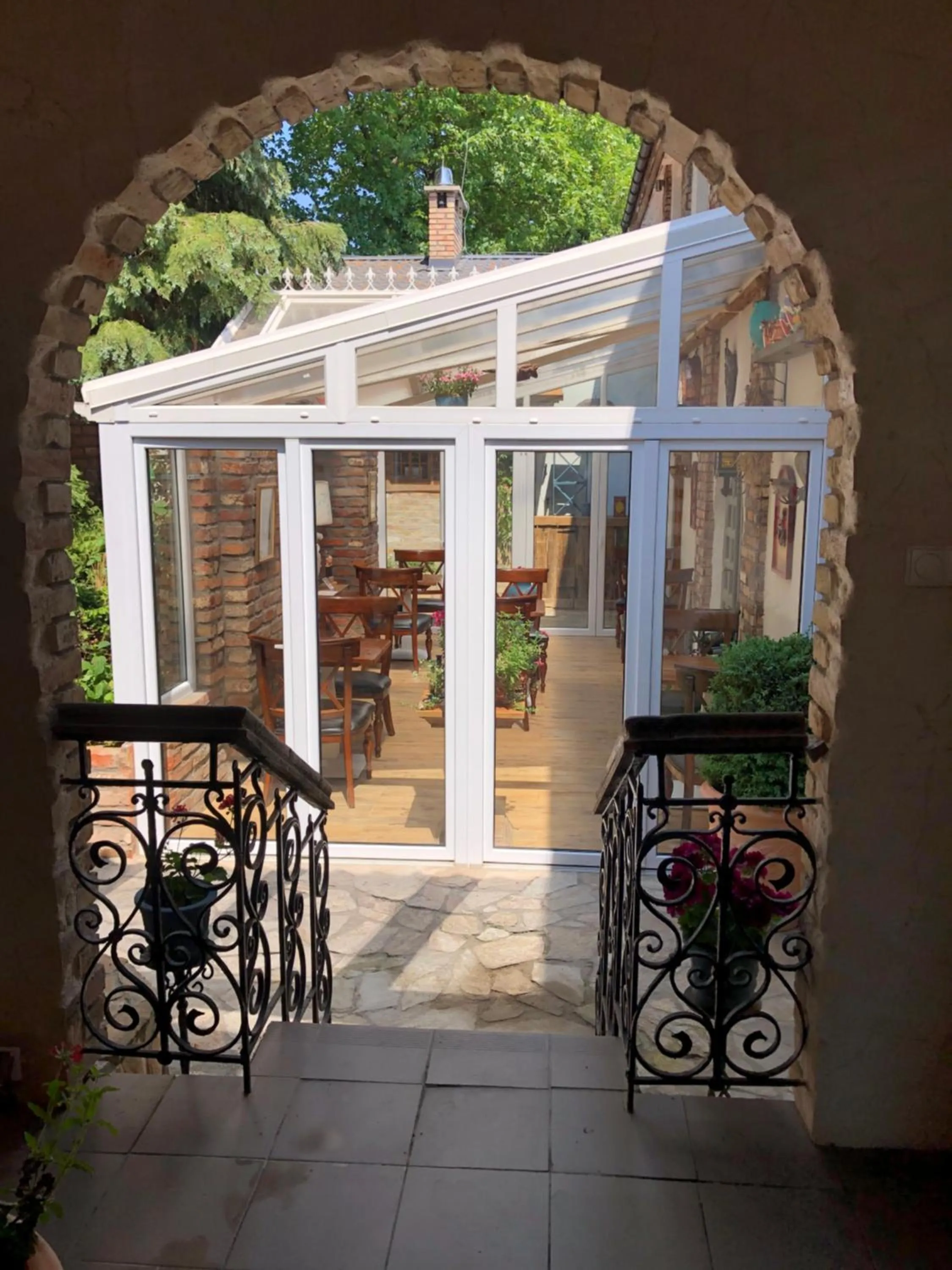 Patio in Paul's Fantasia Boutique Suites