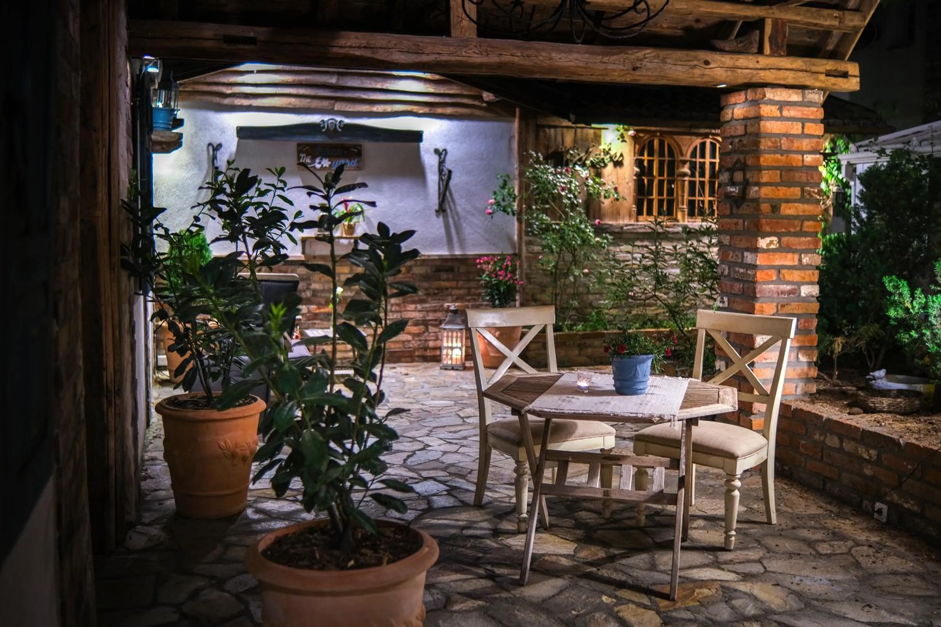 Patio in Paul's Fantasia Boutique Suites