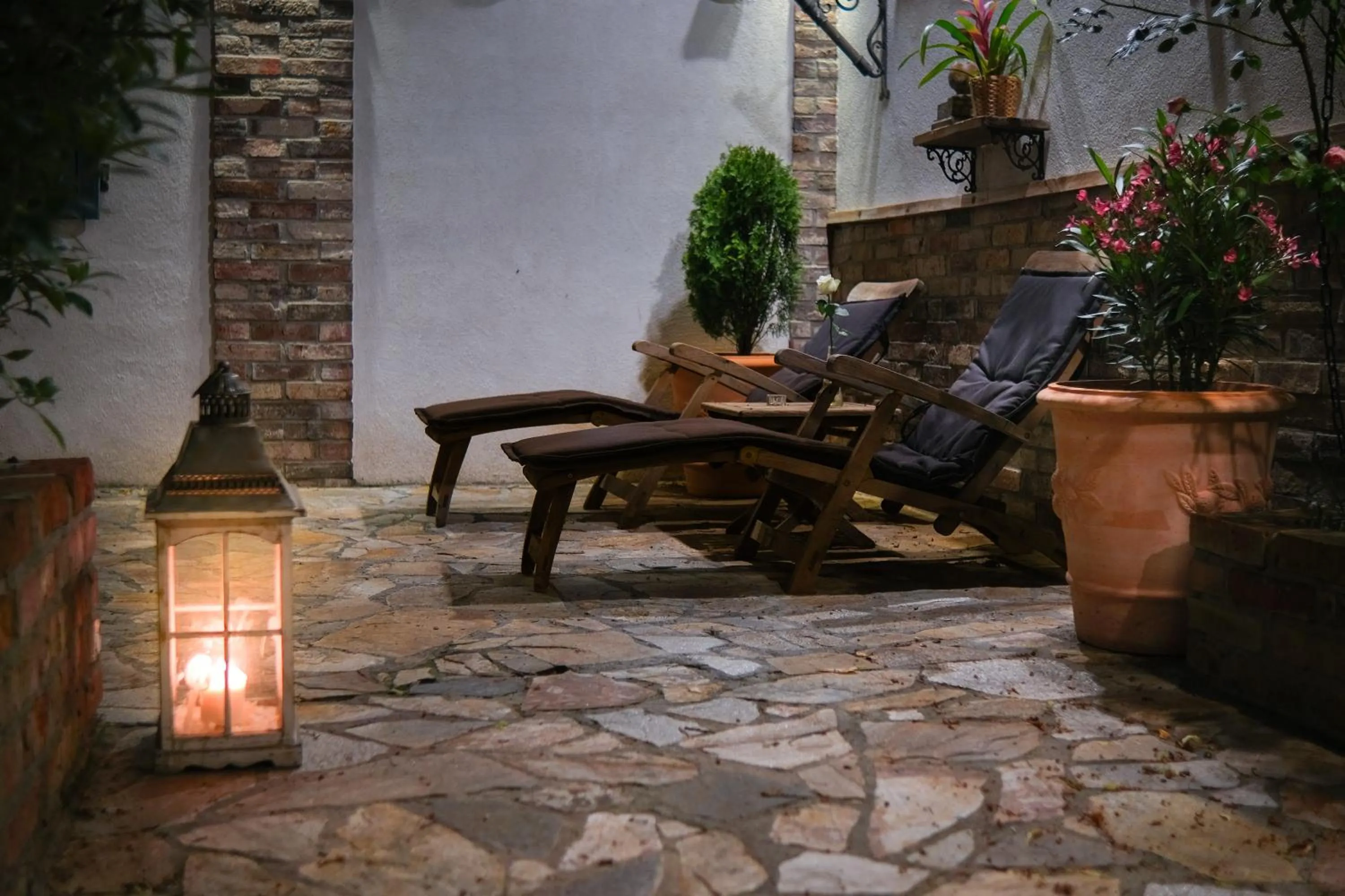 Patio in Paul's Fantasia Boutique Suites