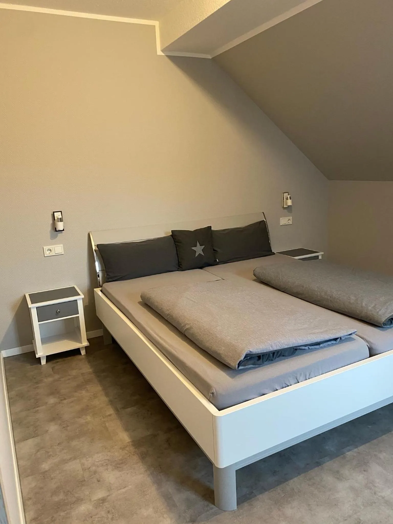 Bed in Hotel Kellermann