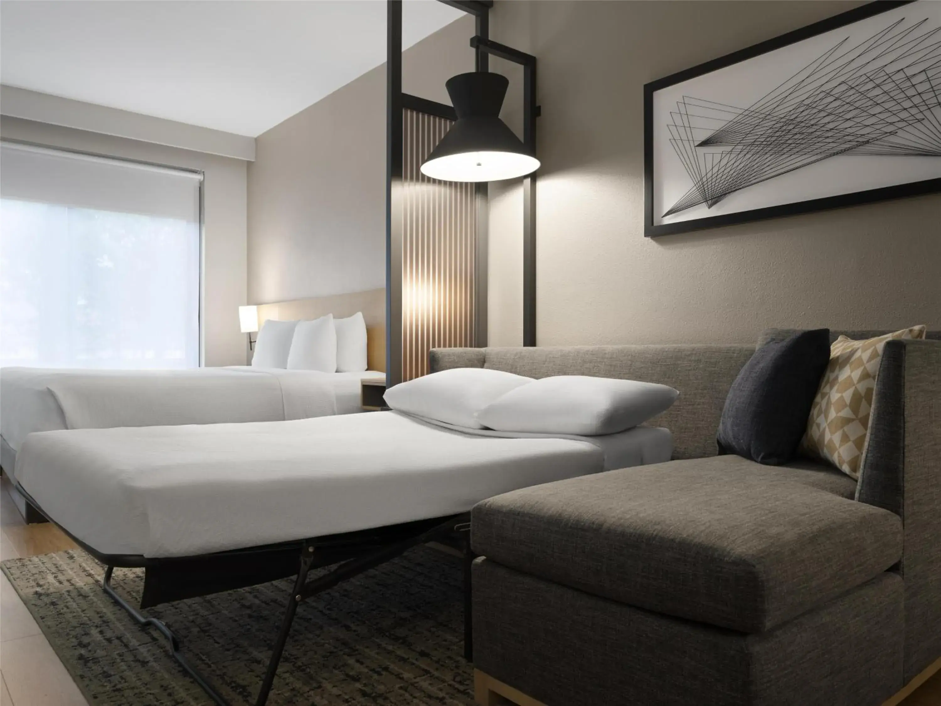 Bedroom, Bed in Hyatt Place Charlotte Arrowood Bedroom, Bed in Hyatt Place Charlotte Arrowood