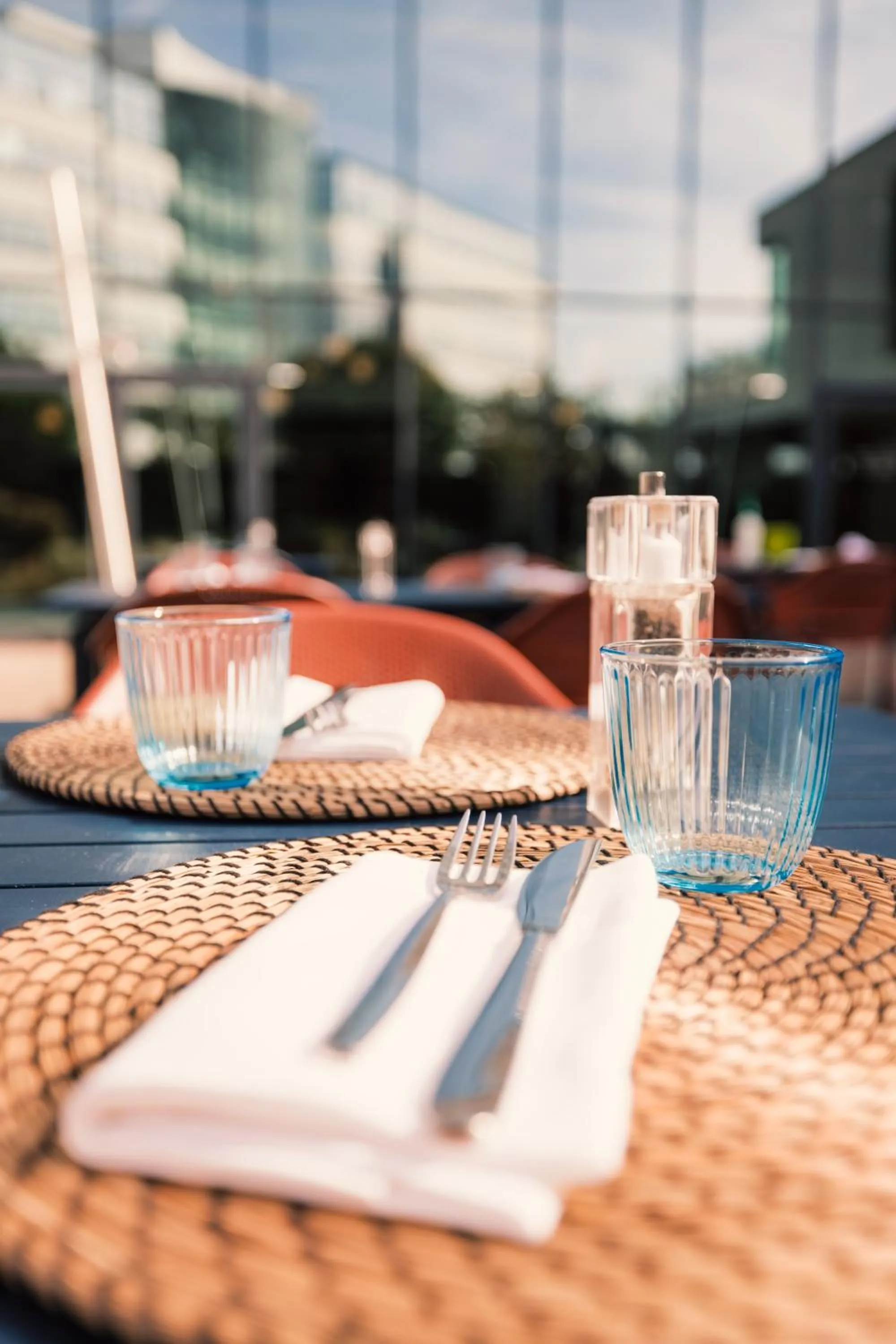Patio in Novotel Le Havre Centre Gare