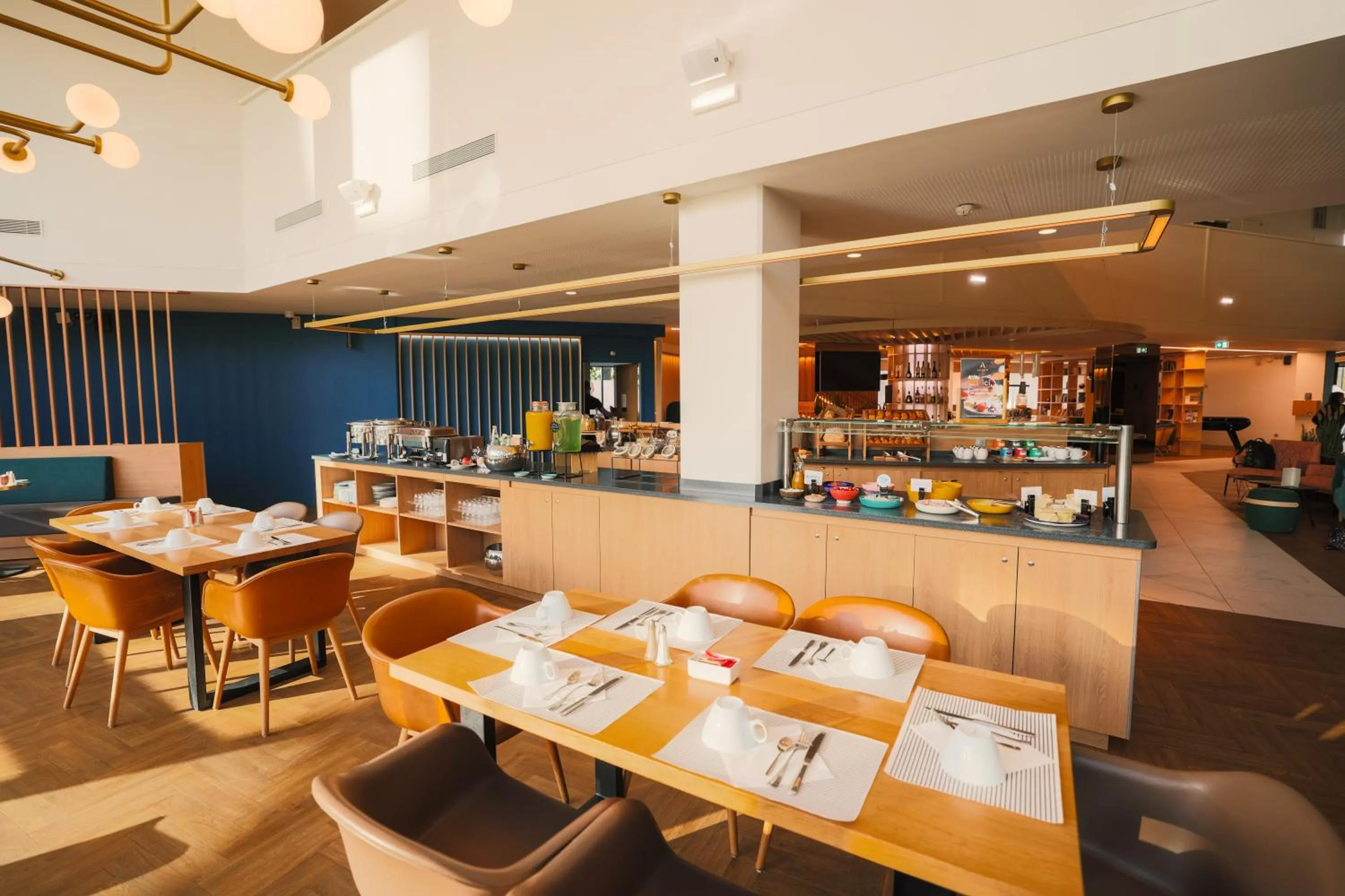 Buffet breakfast in Novotel Le Havre Centre Gare