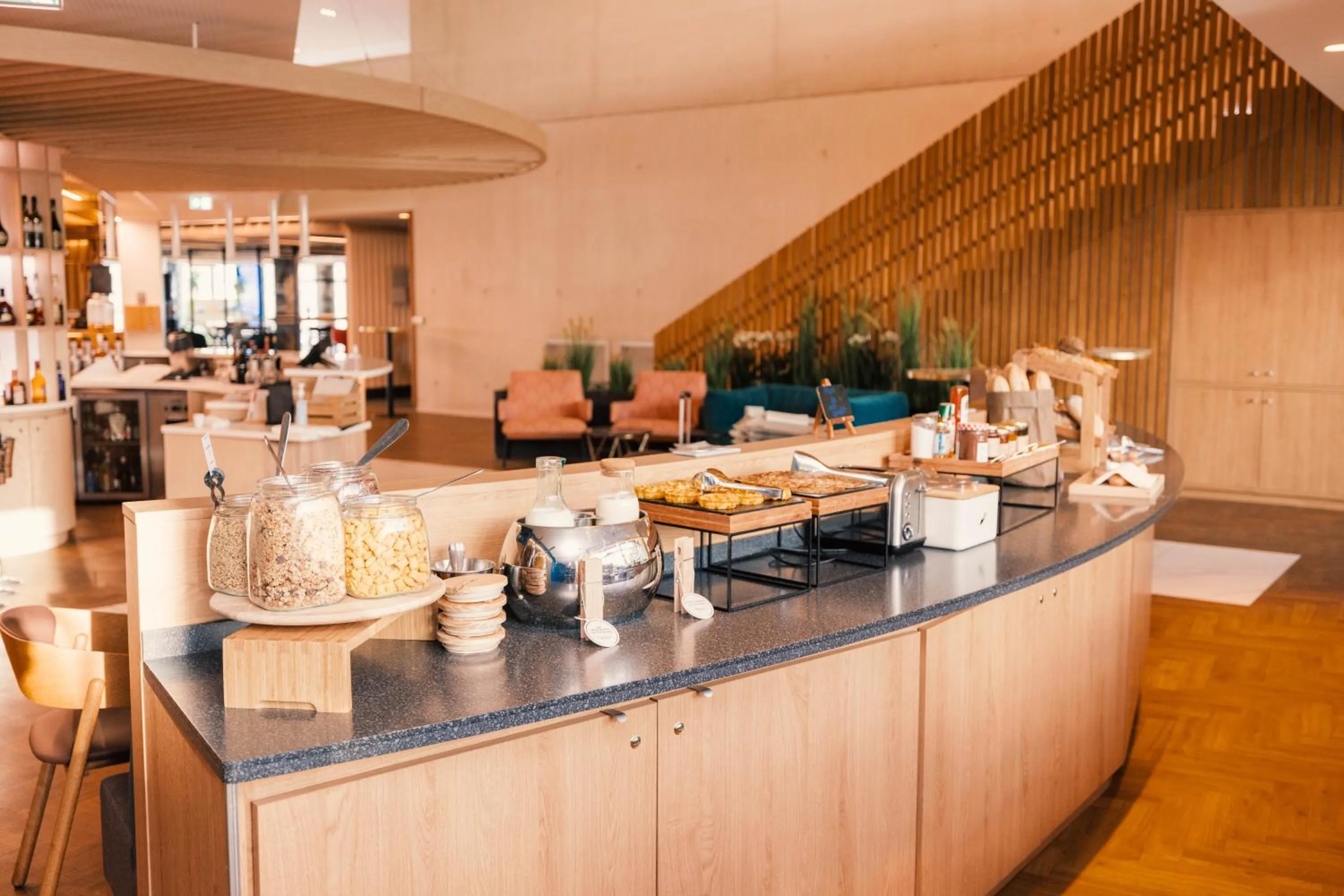 Buffet breakfast in Novotel Le Havre Centre Gare