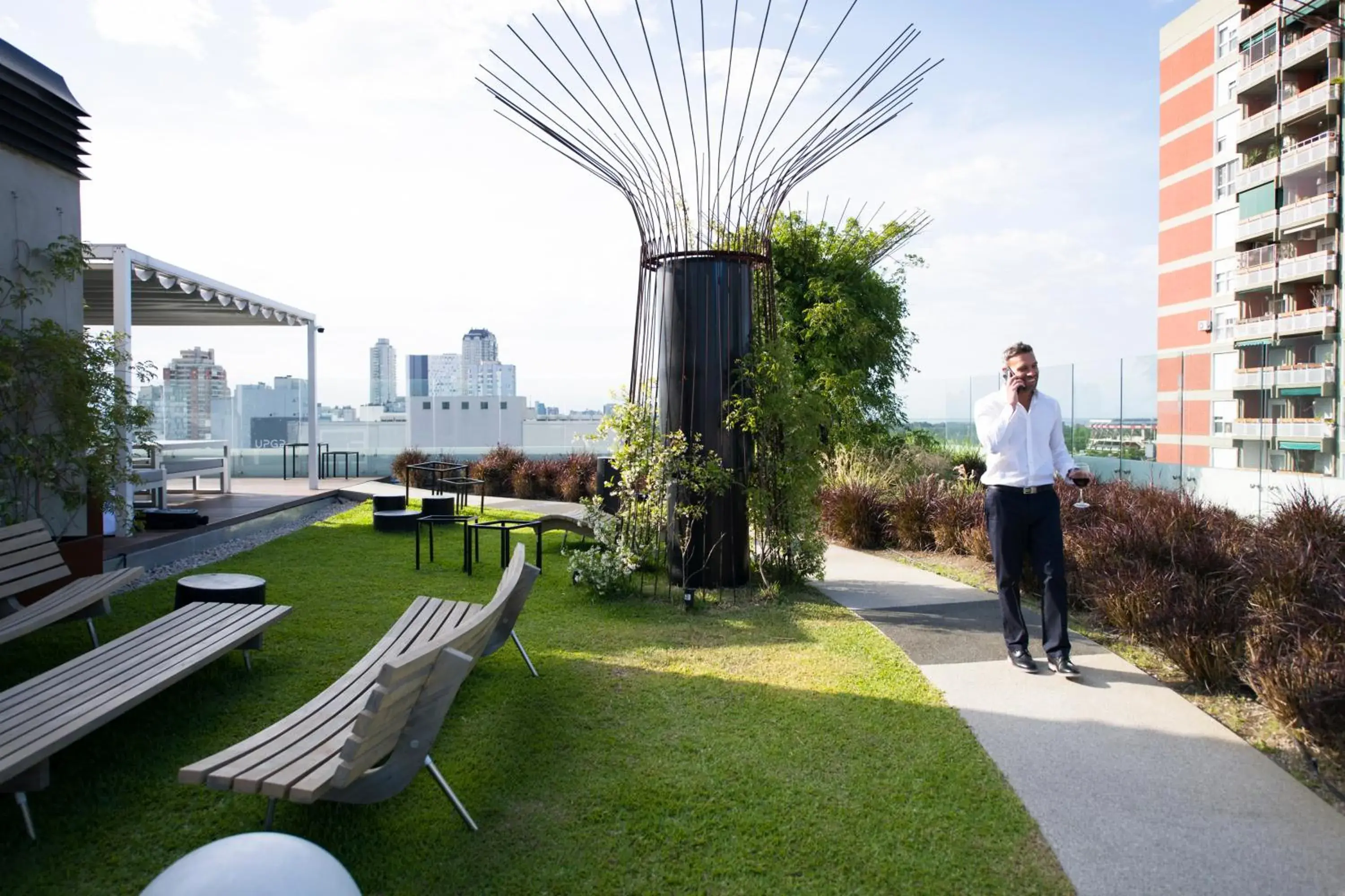 Garden view in Top Rentals Belgrano Garden view in Top Rentals Belgrano