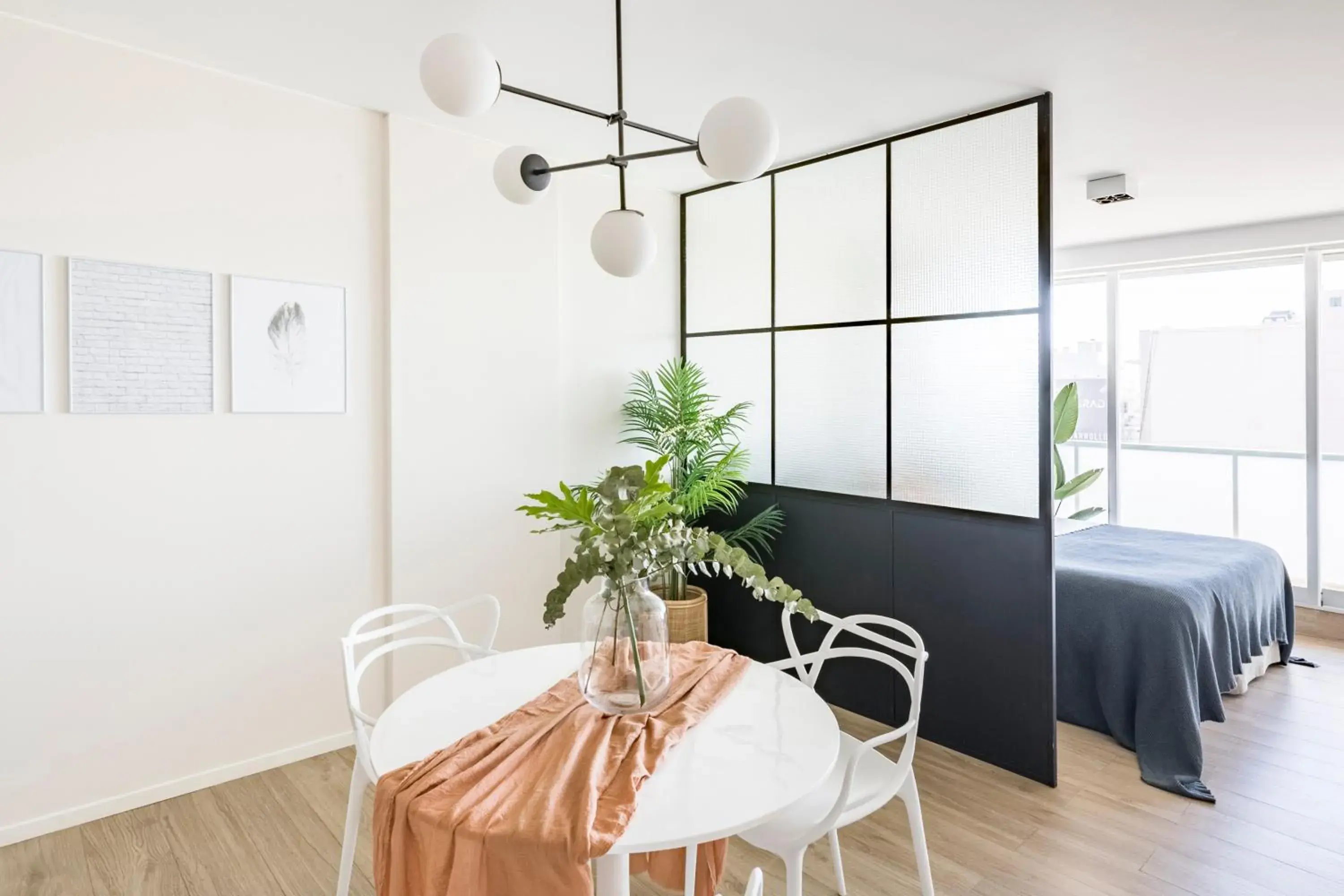 Dining area, Bed in Top Rentals Belgrano Dining area, Bed in Top Rentals Belgrano