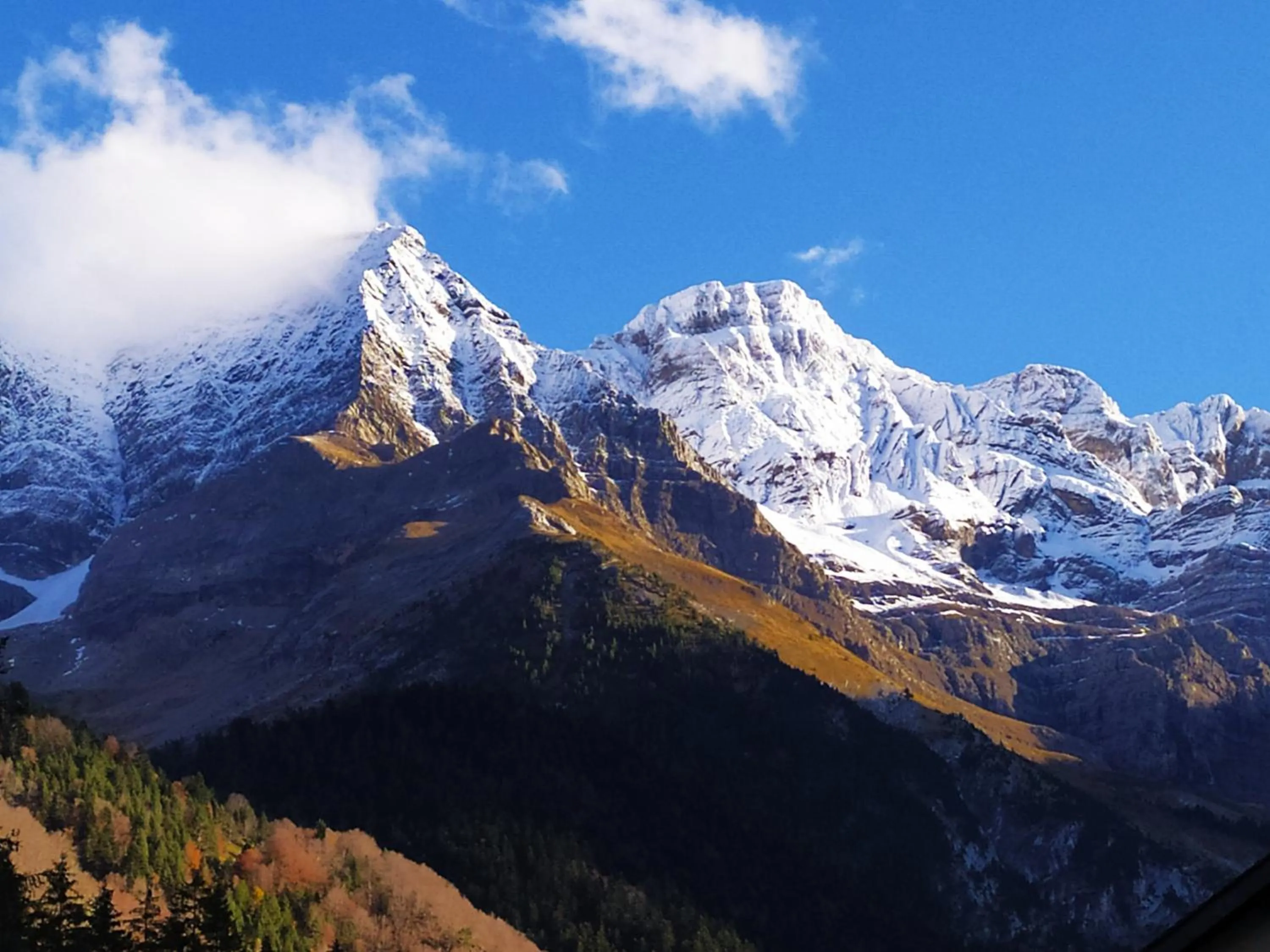 Natural landscape in Chez Lolette