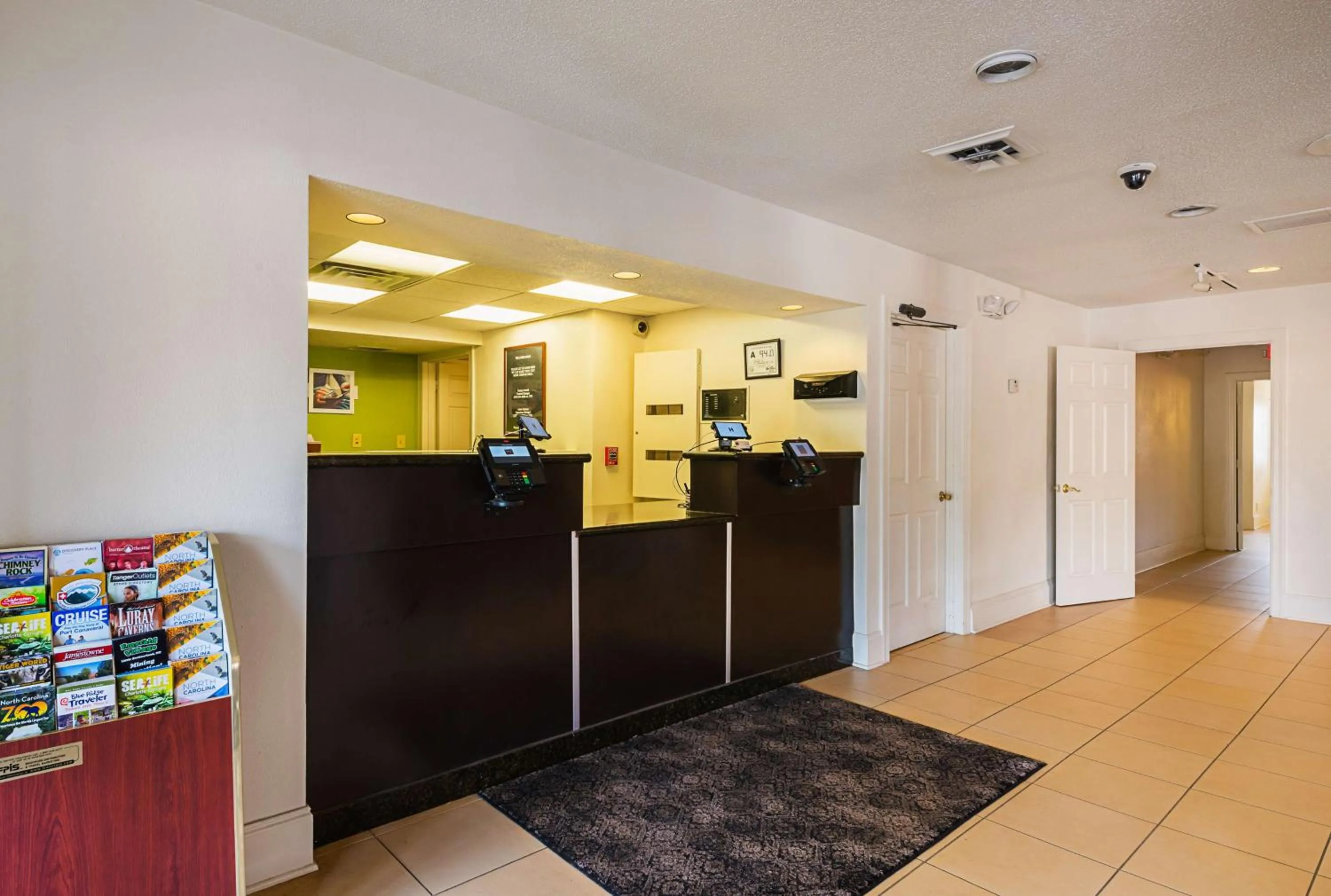 Library in Studio 6-Greensboro, NC