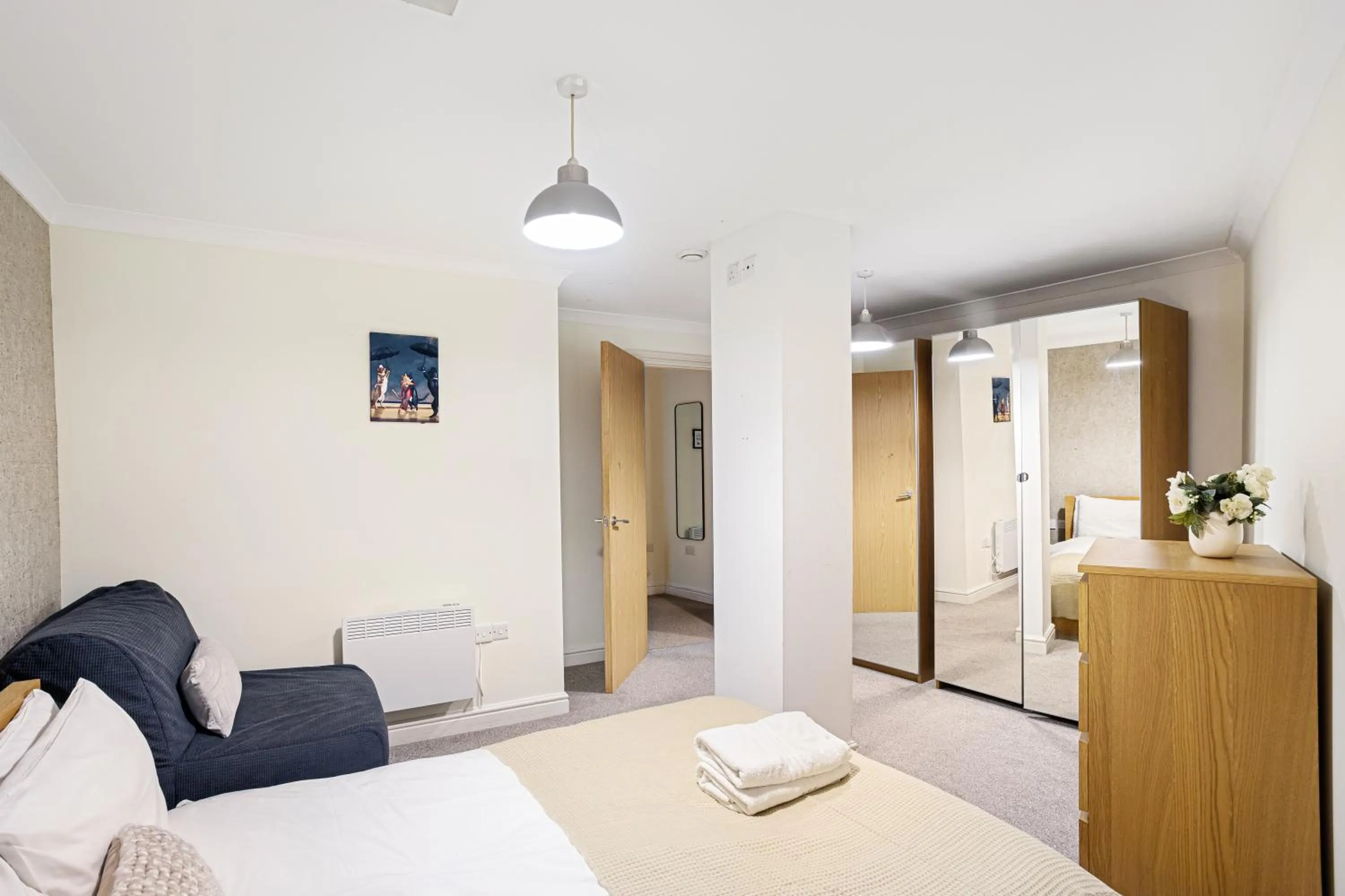 Bed in Bookbinders Apartments Leeds City Centre