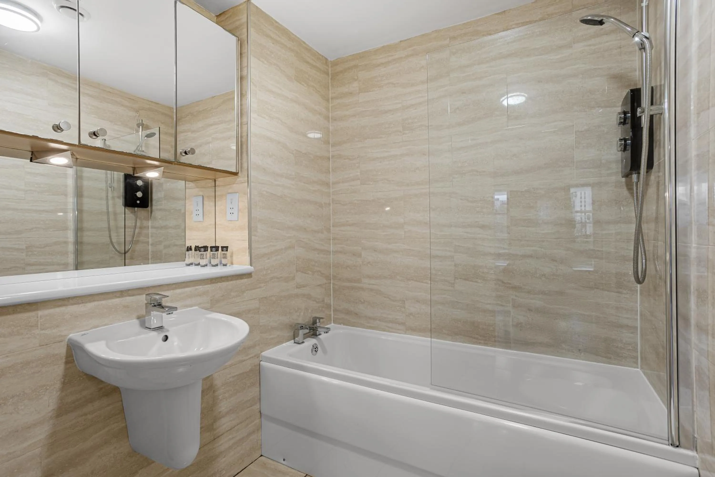 Bathroom in Bookbinders Apartments Leeds City Centre