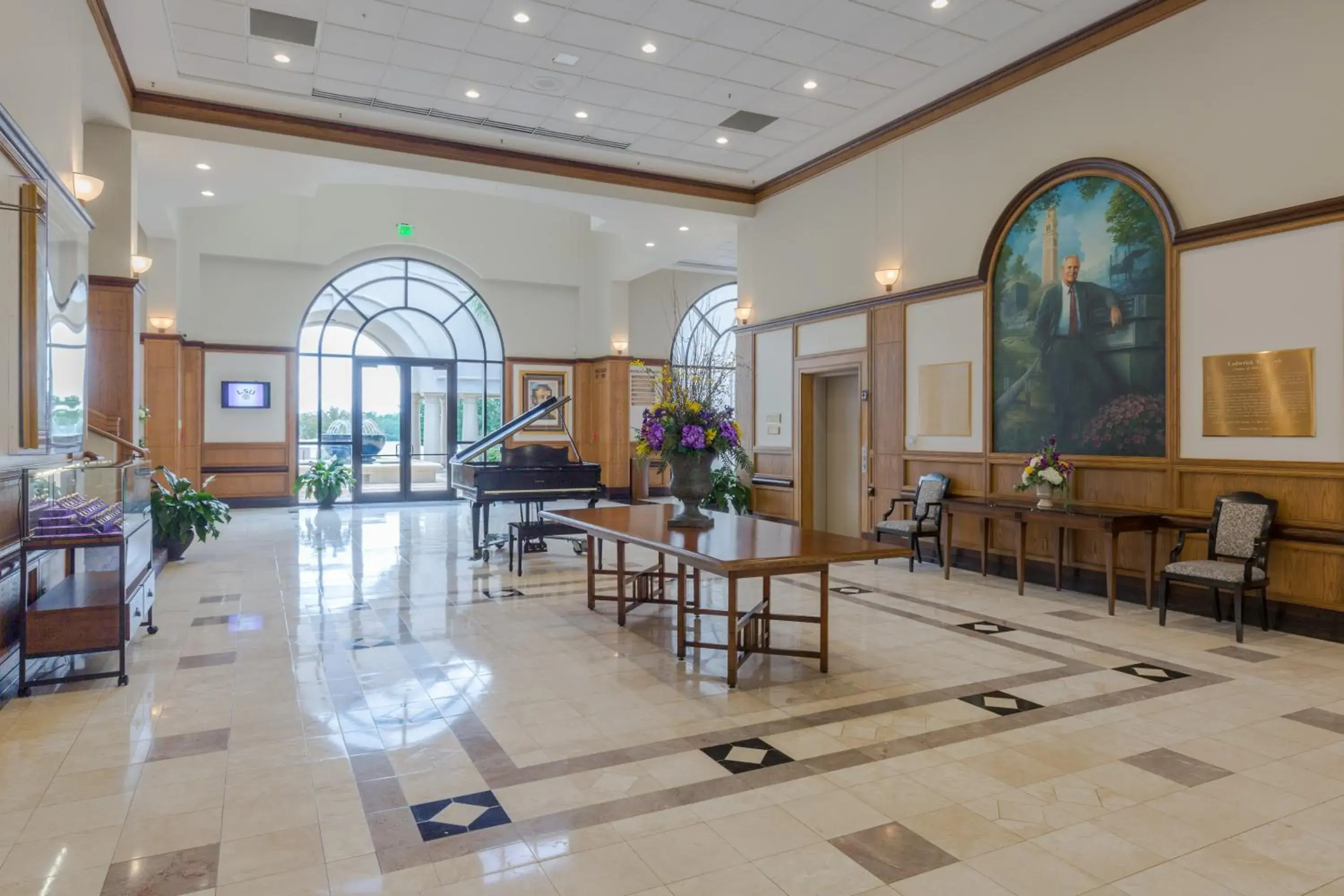 Lobby or reception in The Cook Hotel and Conference Center at LSU Lobby or reception in The Cook Hotel and Conference Center at LSU