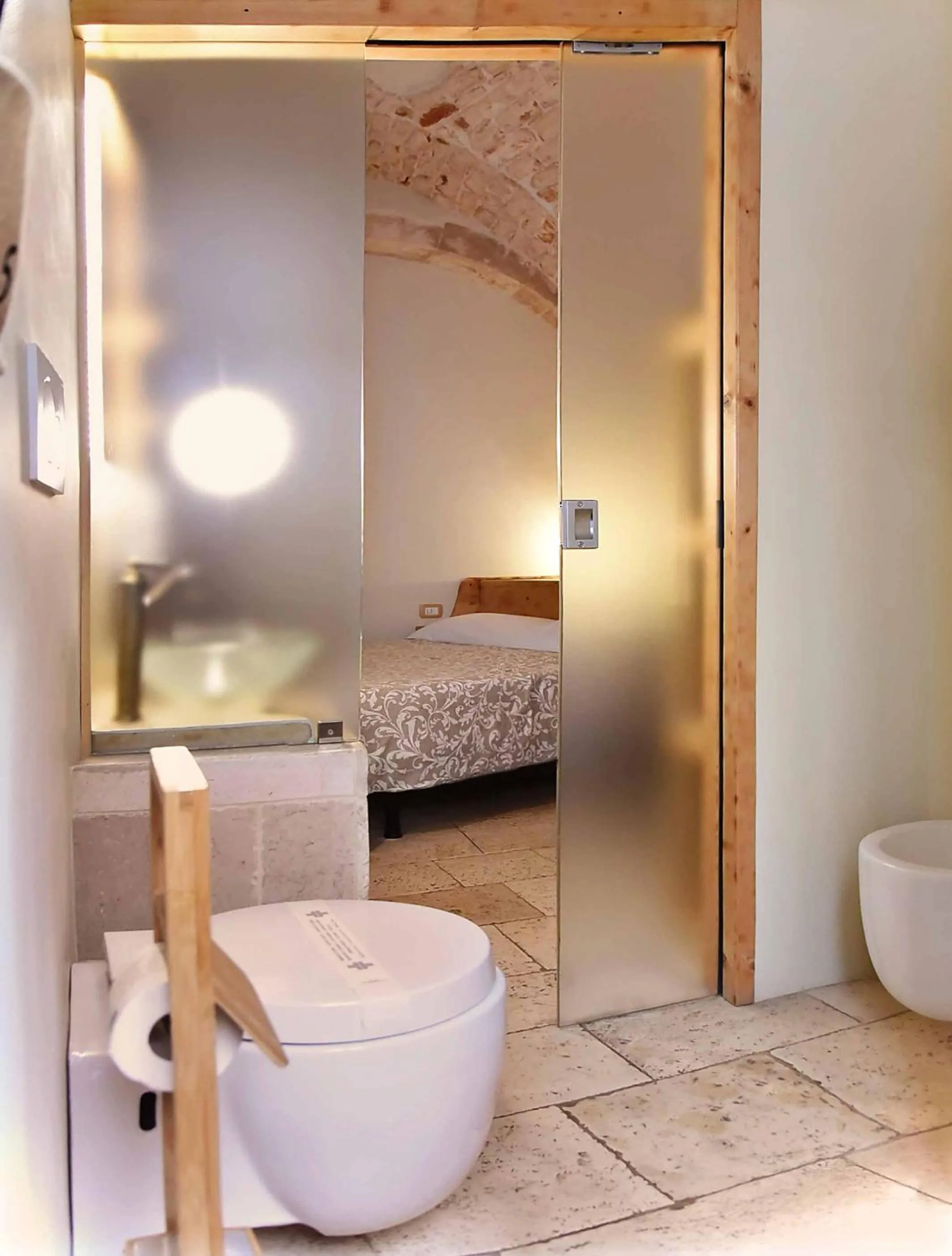 Bathroom in l'angolo di Gaudì, alcoba Blanca