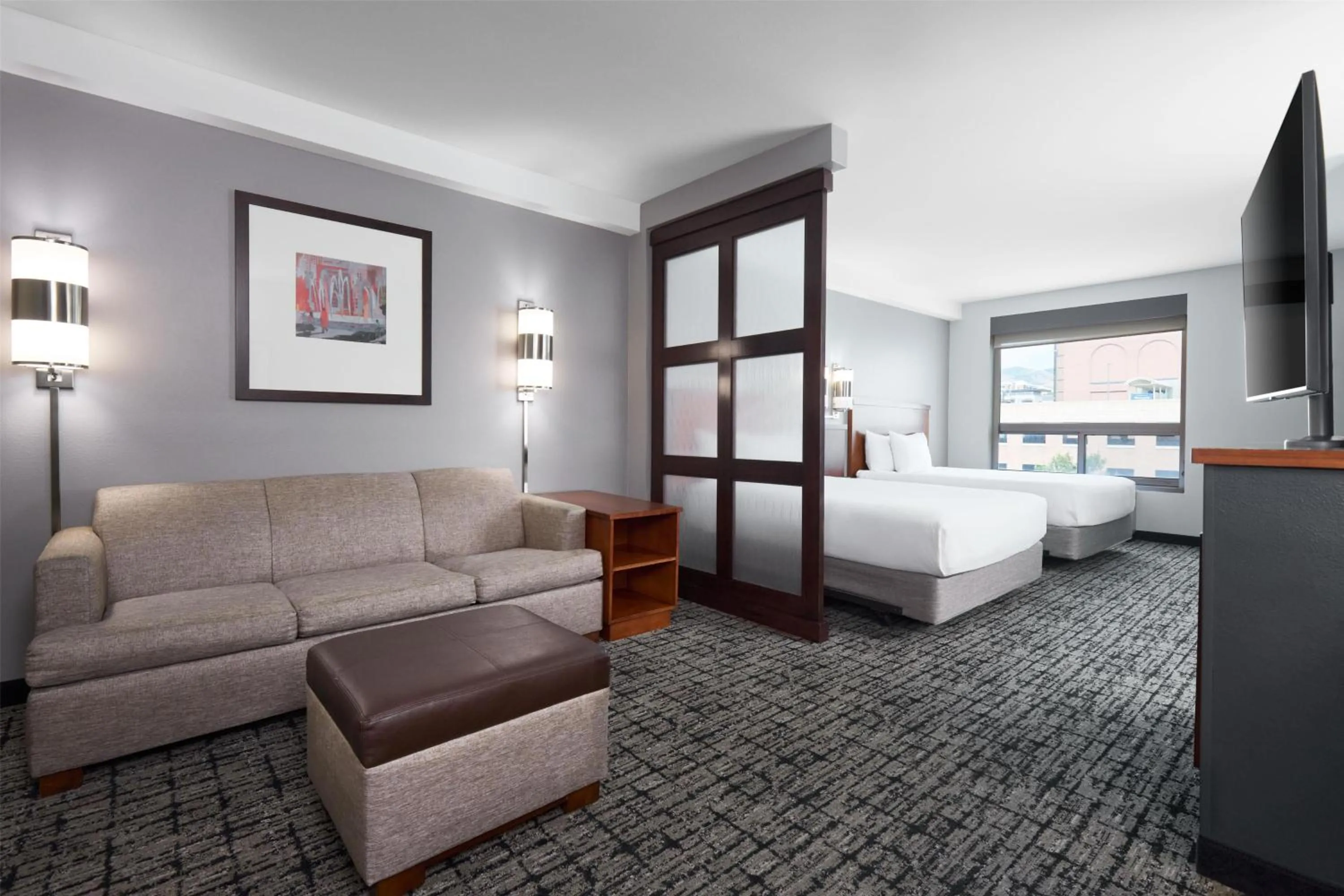 Bedroom, Bed in Hyatt Place Salt Lake City Downtown / The Gateway