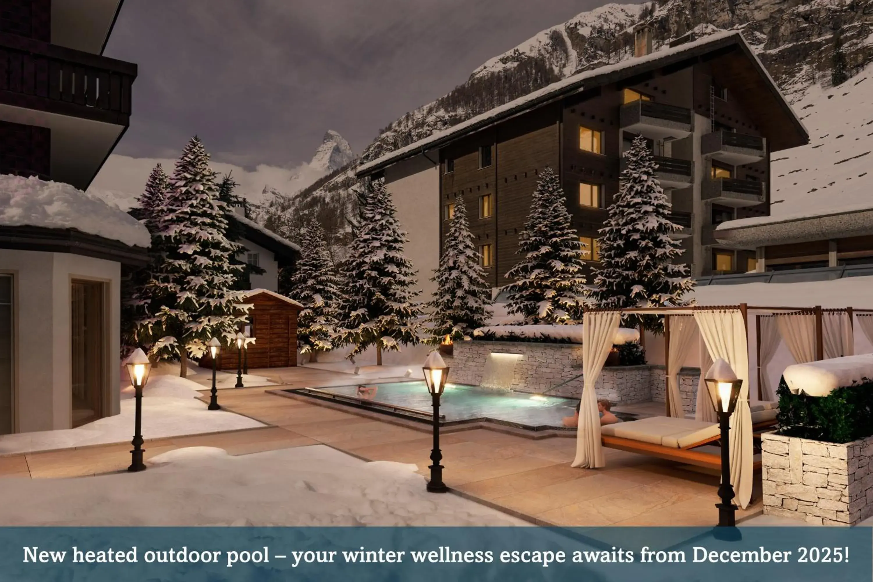 Swimming pool in Mirabeau Alpine Swimming pool in Mirabeau Alpine