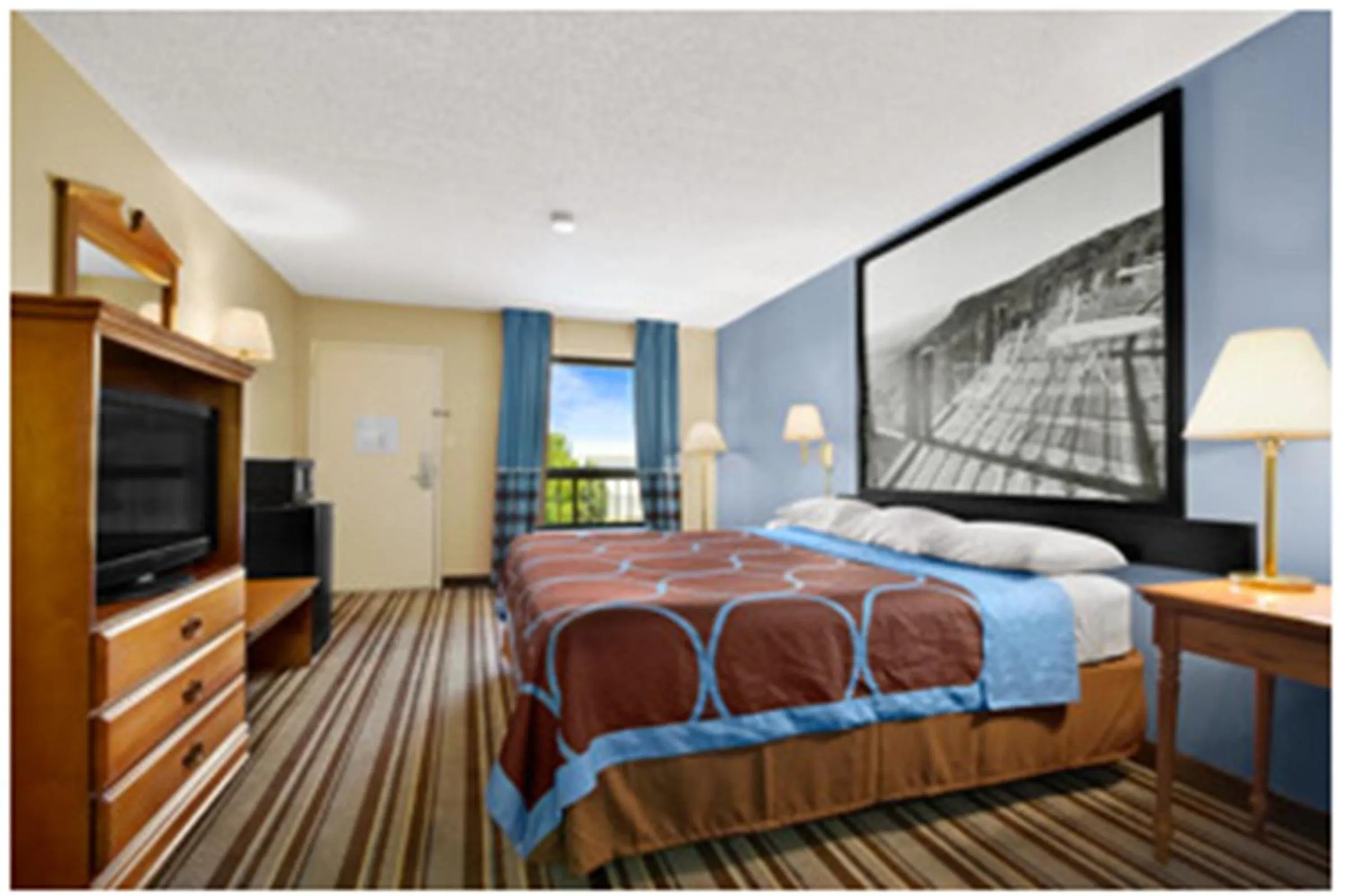 Bedroom, Bed in Super 8 by Wyndham Oxford