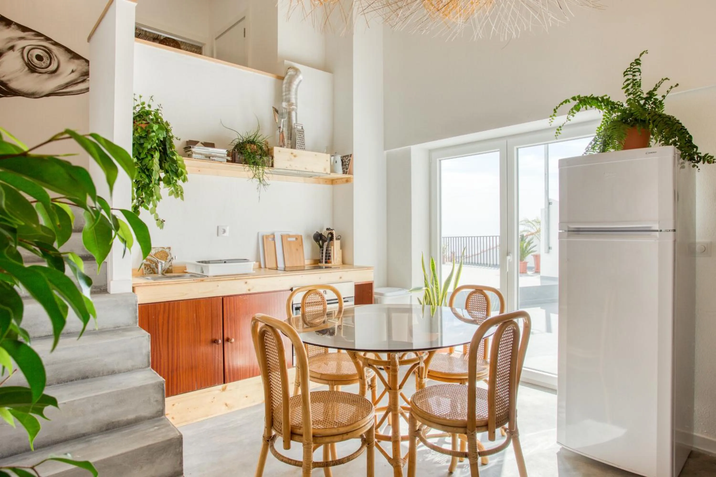 Communal kitchen in Selina Ericeira by IKIGAI Global Hospitality