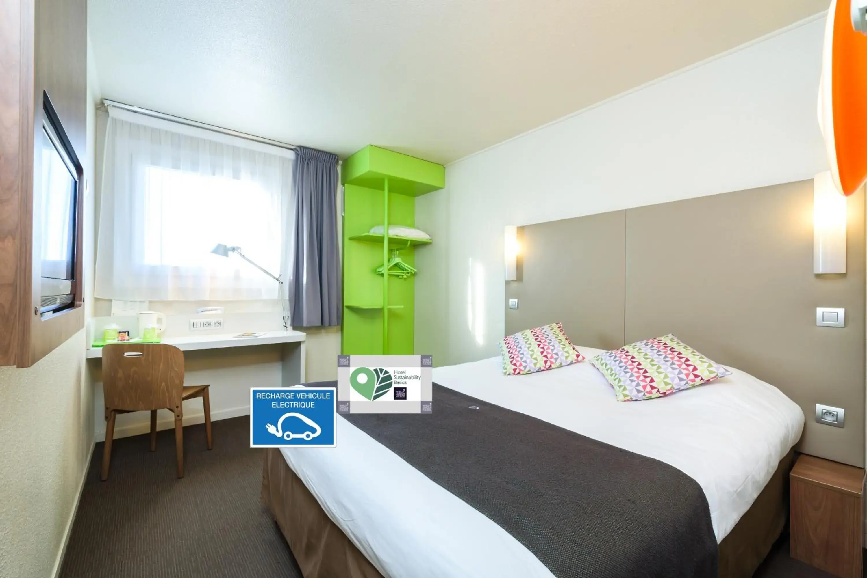 Bed in Campanile Toulouse Purpan Bed in Campanile Toulouse Purpan