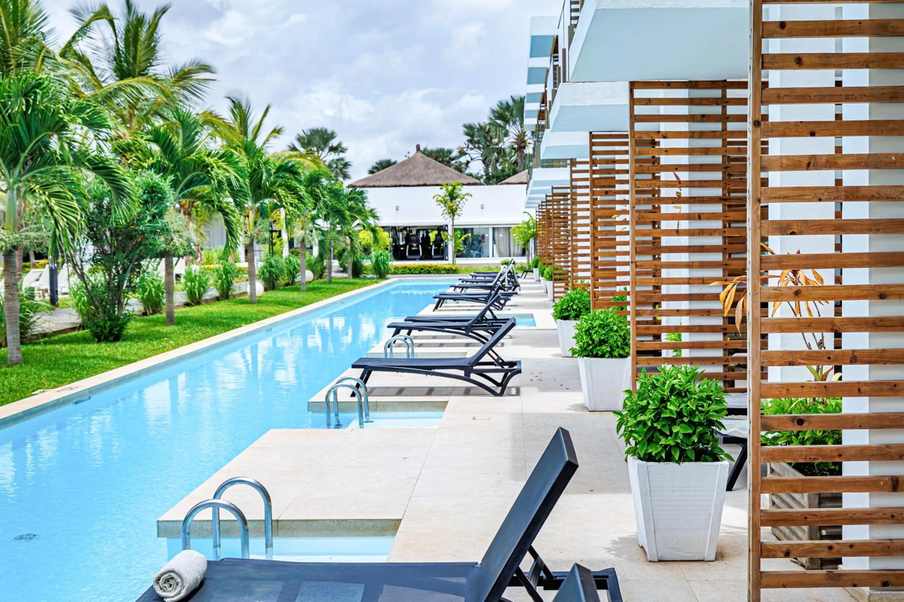 Pool view in Tamala Beach Resort