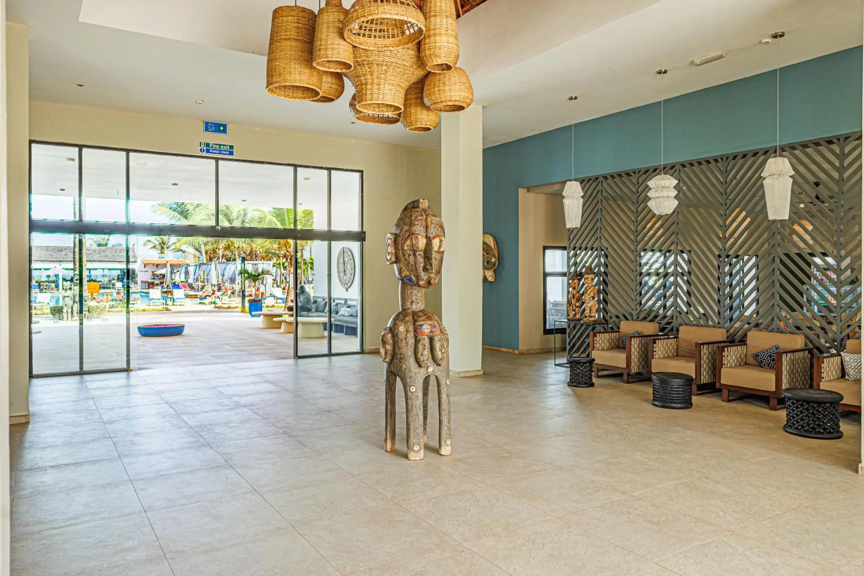 Lobby or reception in TUI BLUE Tamala Lobby or reception in TUI BLUE Tamala
