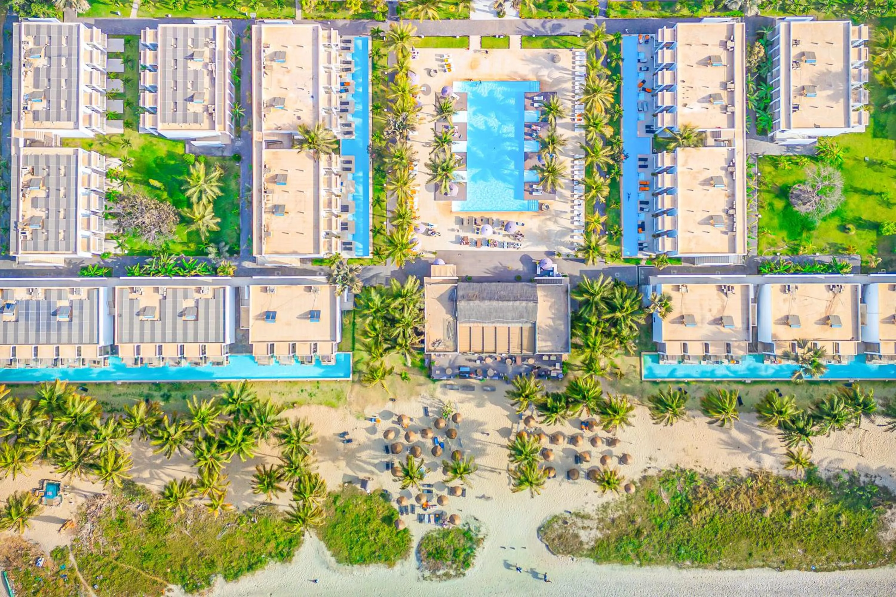Bird's eye view in Tamala Beach Resort
